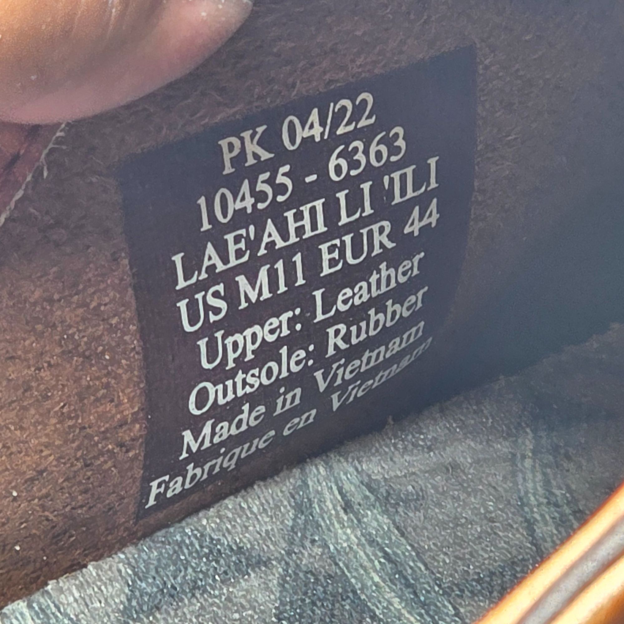 Olukai OluKai Lae'Ahi Li 'Ili Mens Size 11 Brown Casual Leather Sne Size US 11 / EU 44 - 6 Thumbnail