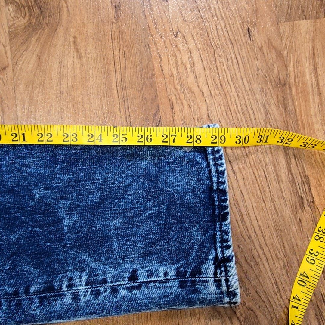 Levi's Levi's Acid Wash Jeans Classic Straight Leg Denim 36x30 Size US 36 / EU 52 - 11 Thumbnail