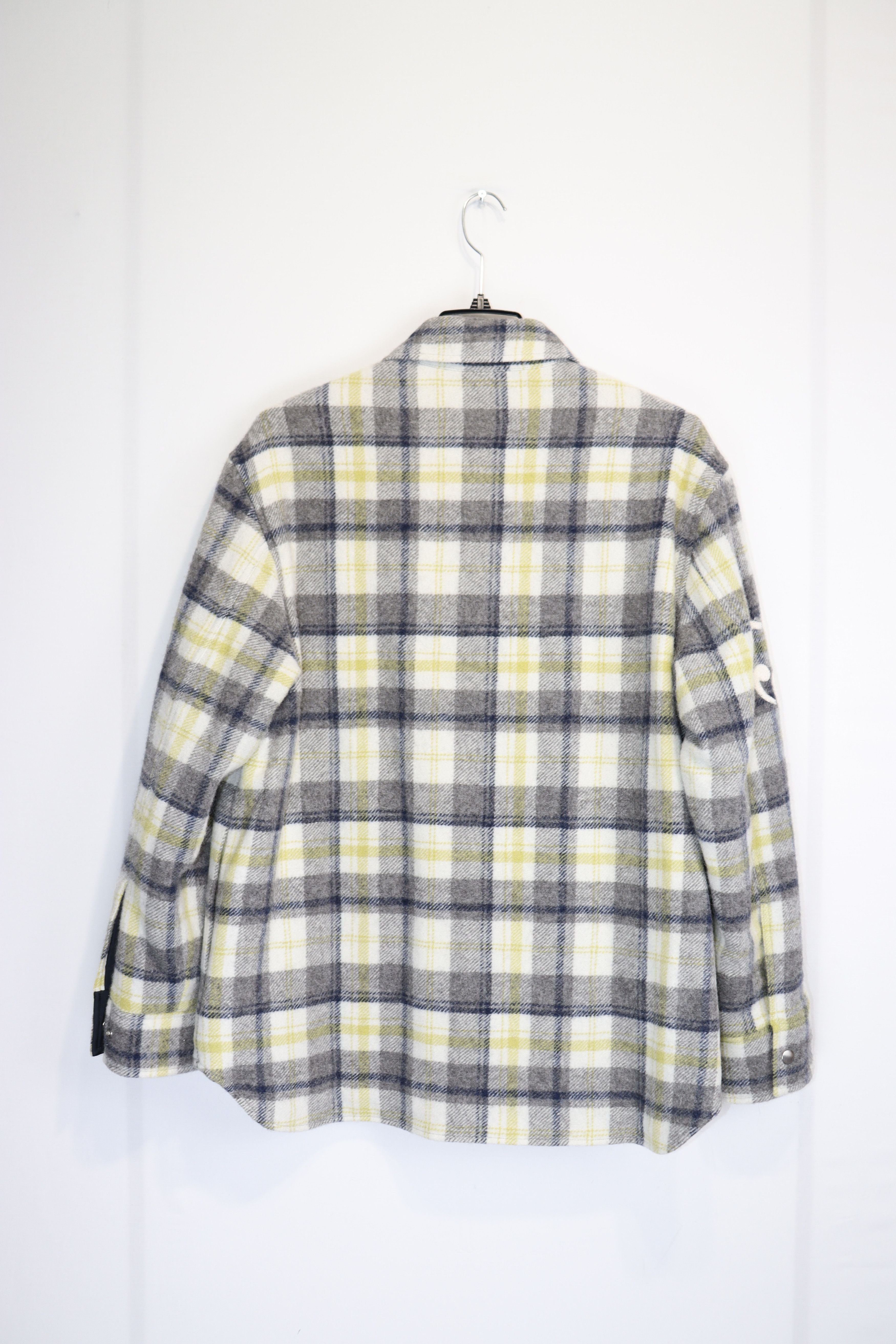 Jil Sander o1rshd1 Outer Wool Check Shirt 09 EMB in Multicolor Size US L / EU 52-54 / 3 - 7 Thumbnail