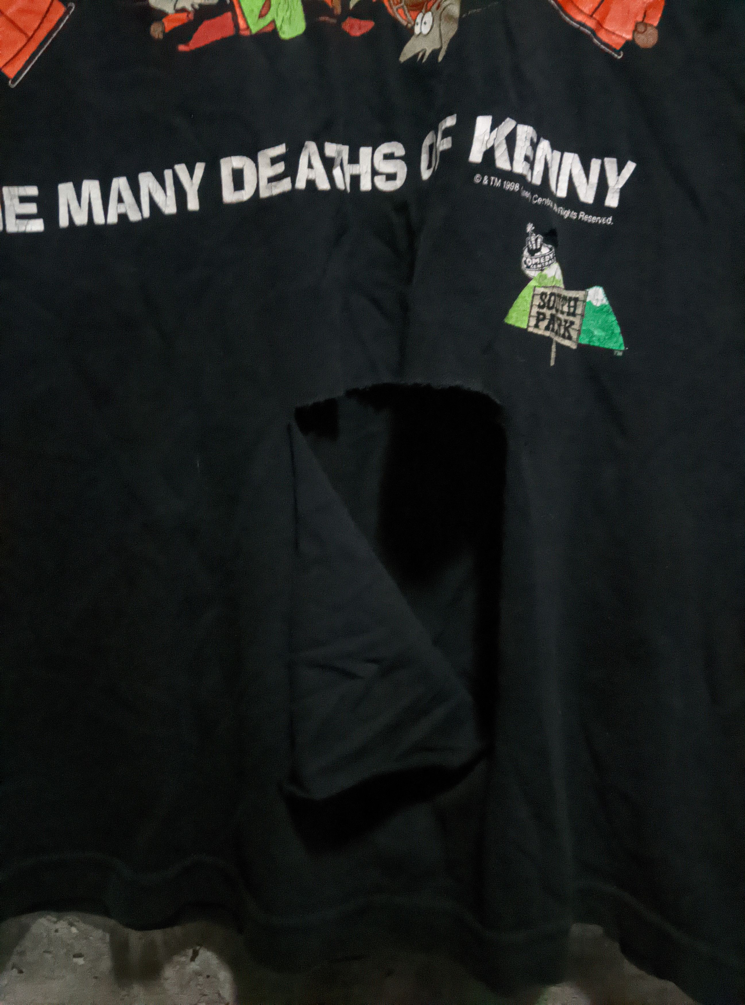 Vintage Vintage 1997 thrashed southpark who killed Kenny tshirt Size US L / EU 52-54 / 3 - 2 Thumbnail