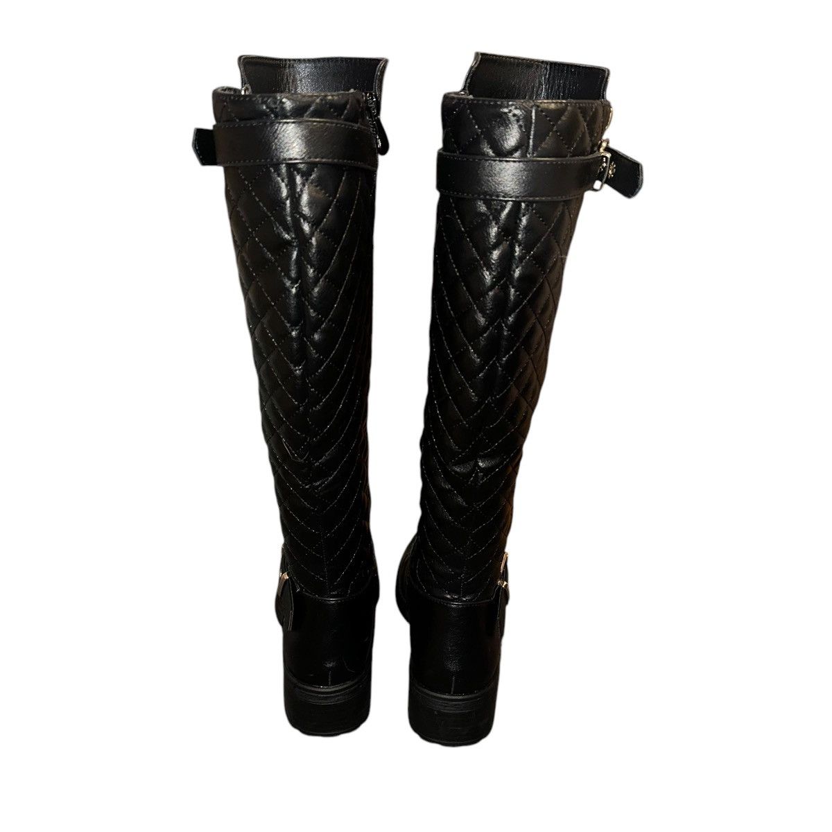 Other Dream Pairs tall block heel riding boots Size US 6 / IT 36 - 5 Thumbnail