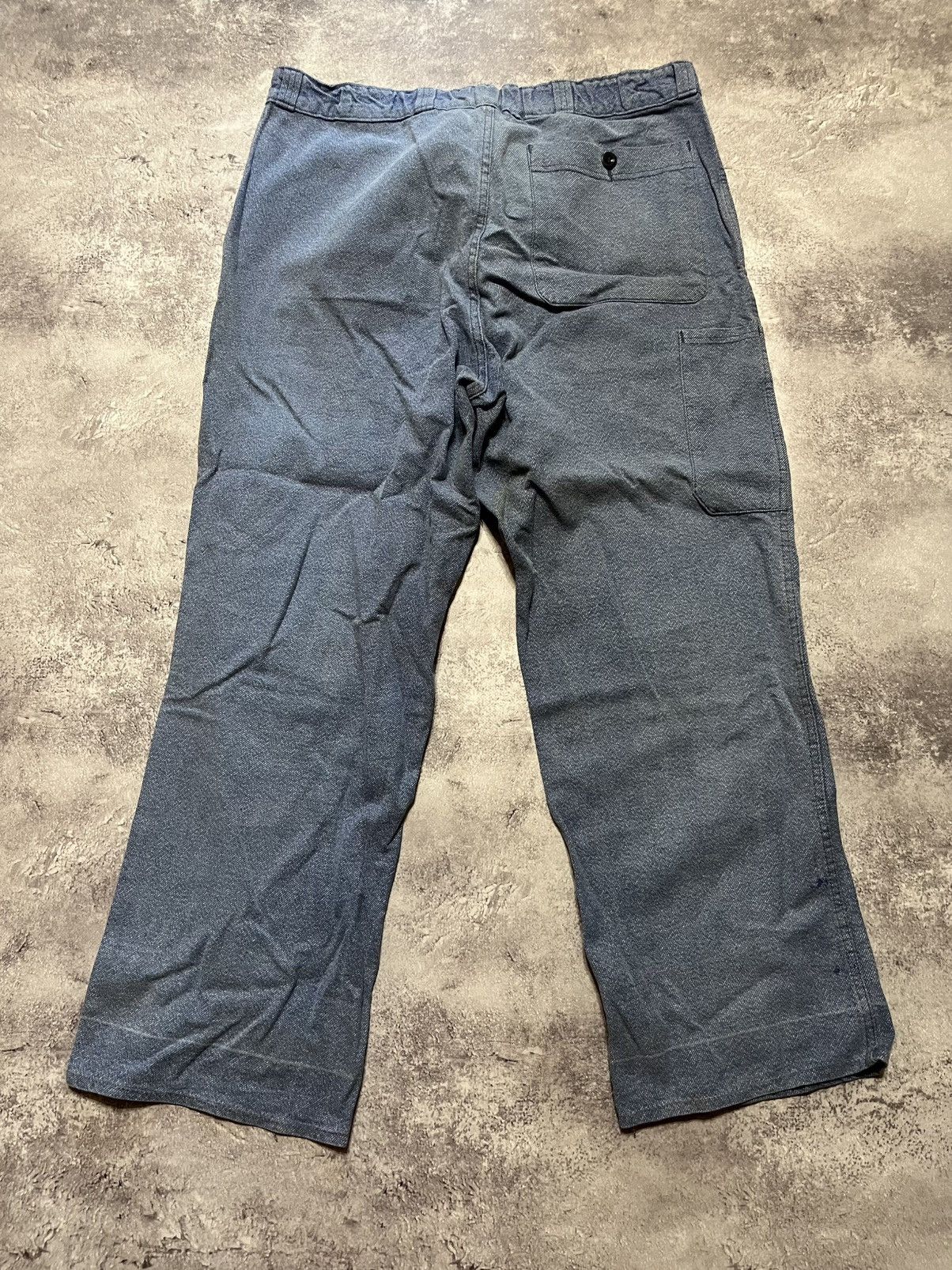 Vintage Vintage Marsum Salt & Pepper Workwear Trousers Size US 34 / EU 50 - 2 Thumbnail