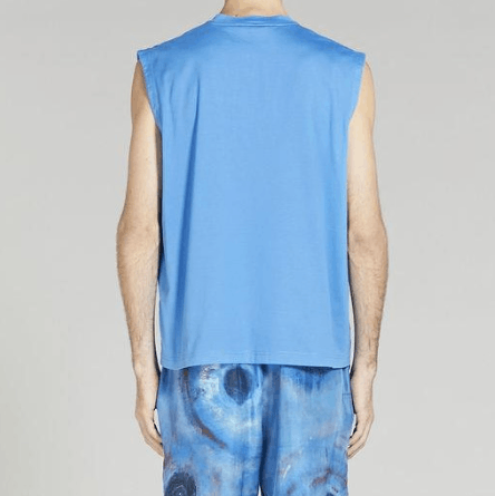 o1srvl11e0724 T-Shirt Vest in Blue