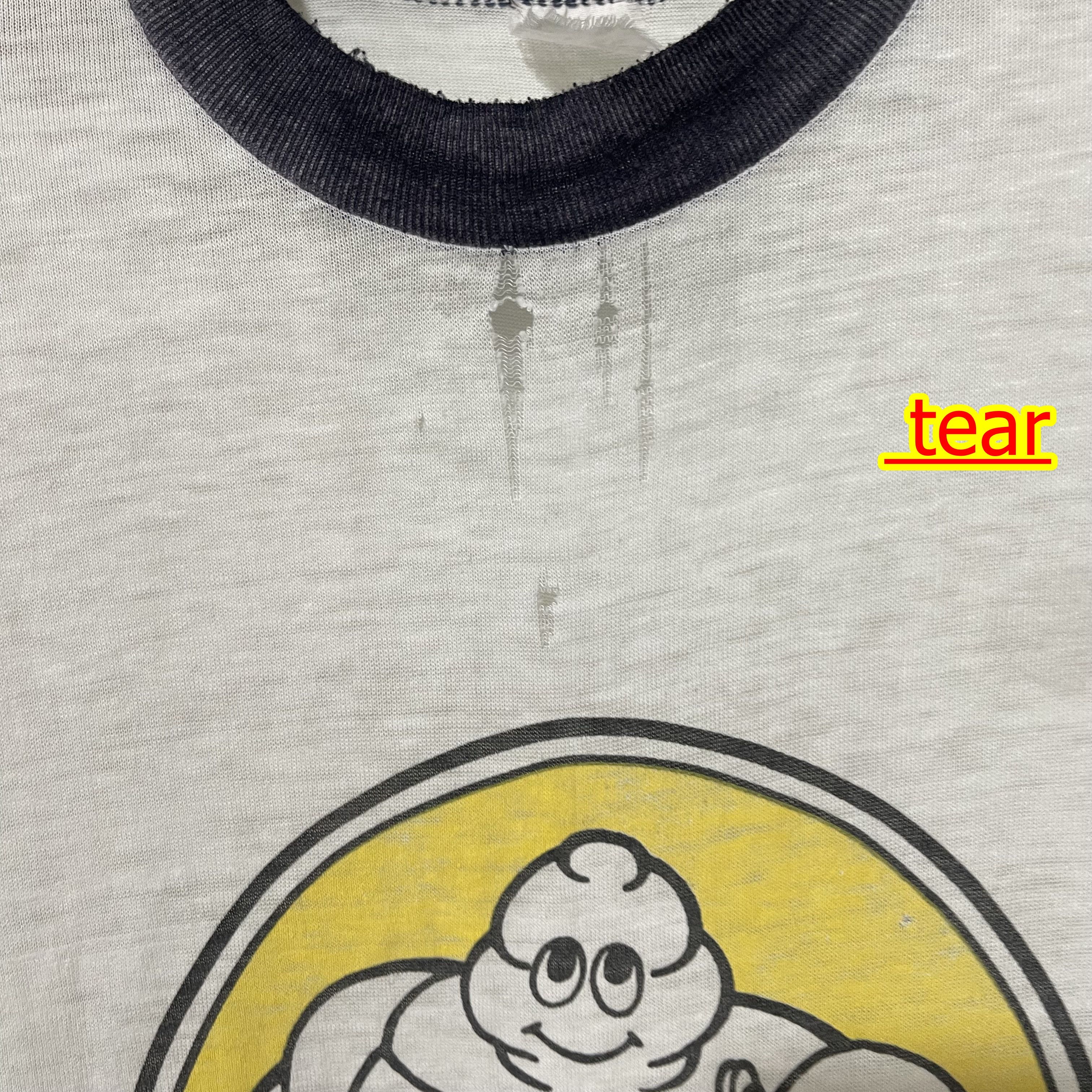 Vintage Vintage 70s Michelin Man Ringer Tee Size US XL / EU 56 / 4 - 8 Thumbnail