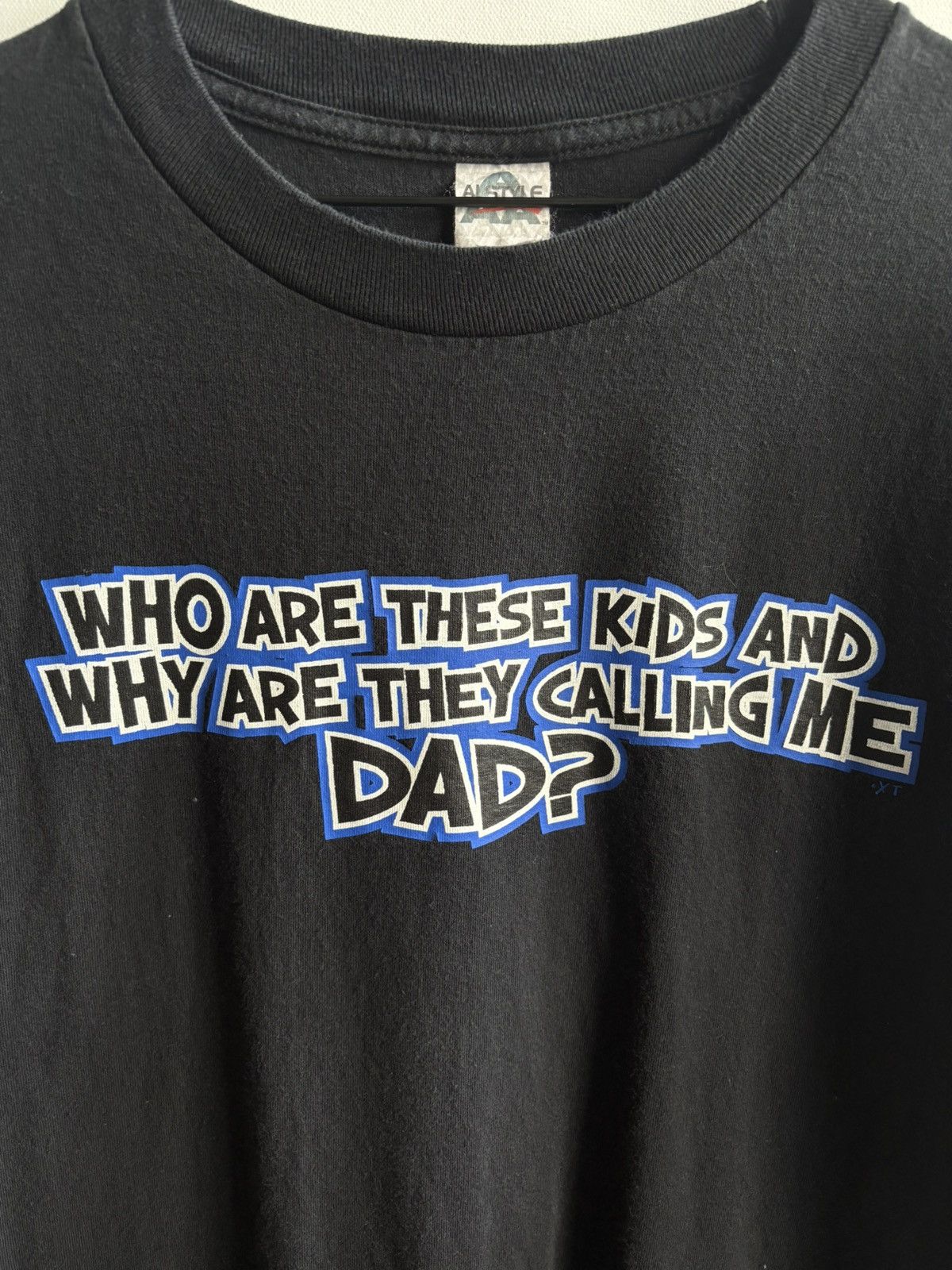 Vintage Vintage Humor Funny Faded Black Dad T-shirt Size US XL / EU 56 / 4 - 2 Thumbnail