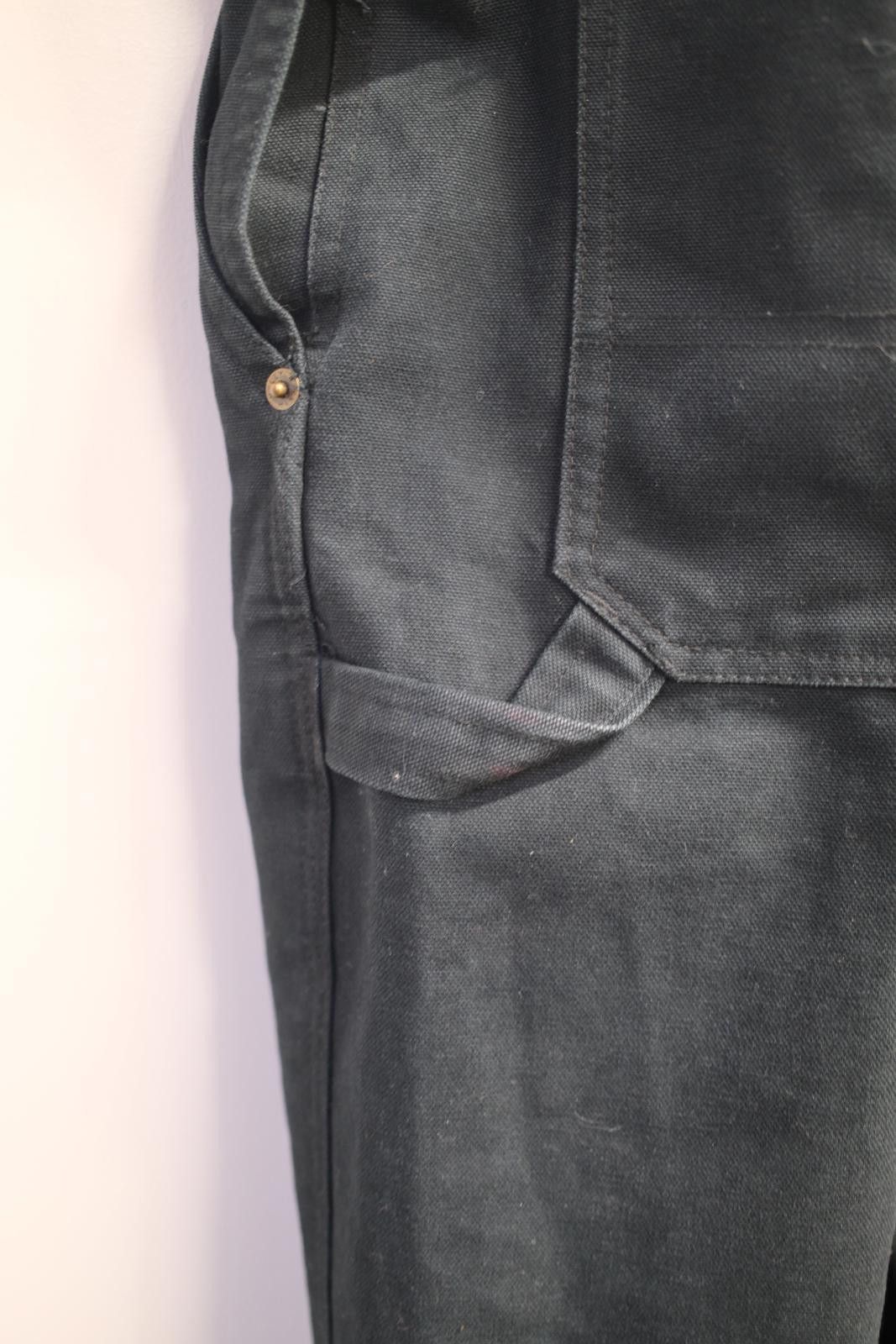 Helly Hansen 2010 Helly Hansen Black Overall Leather Patch Carpenter Pant Size ONE SIZE - 5 Thumbnail