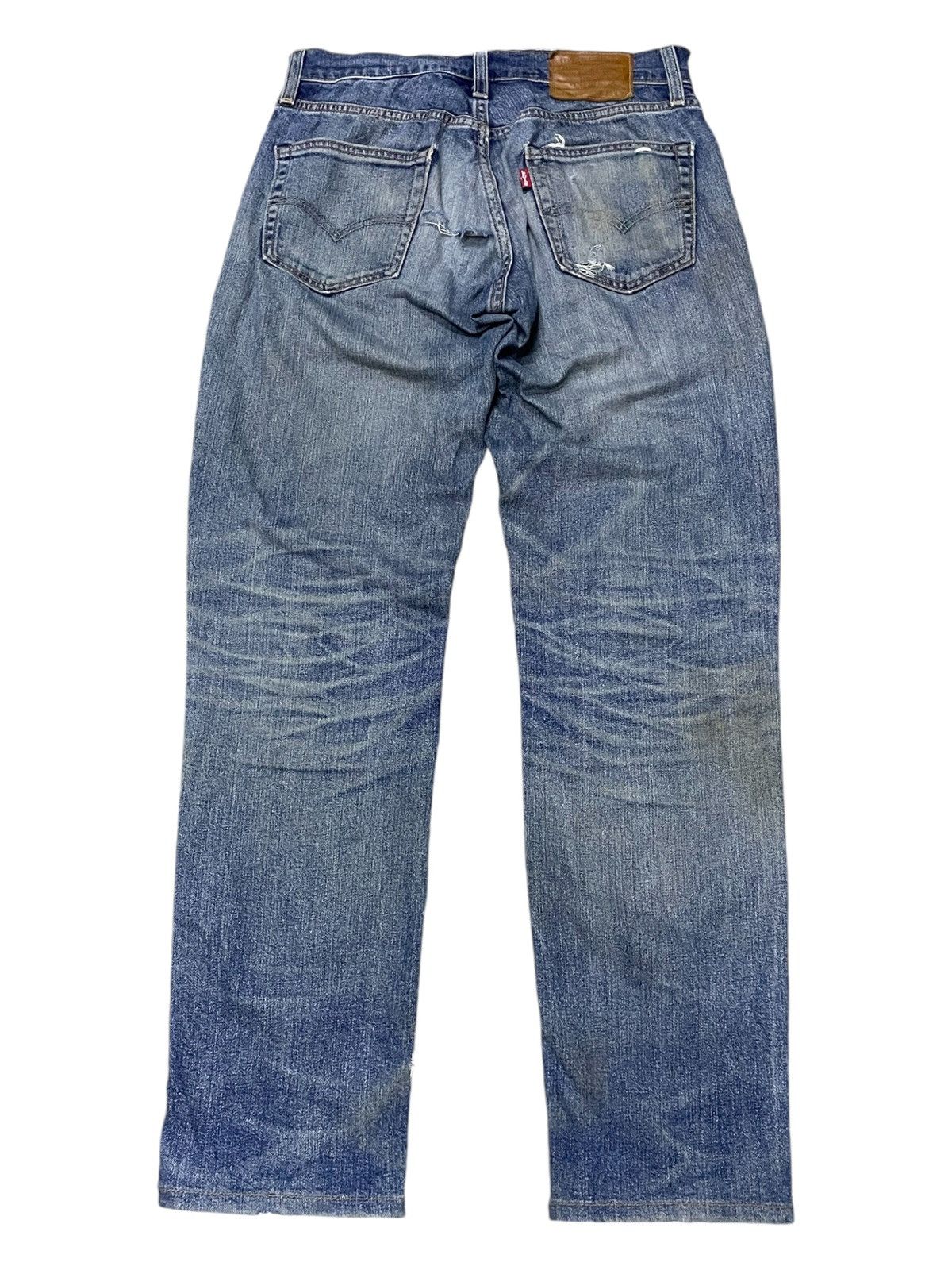 LVC × Levi's × Levi's Made & Crafted Vintage Levis Big E 511 Loose Tapered Leg Distressed Jeans Size US 30 / EU 46 - 2 Thumbnail