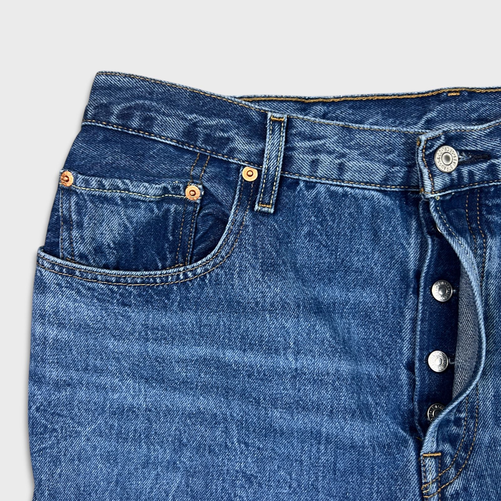Levi's × Vintage Levi's 501 '90s Jeans 36x30 XX Straight Premium Denim Pant Size US 36 / EU 52 - 3 Thumbnail