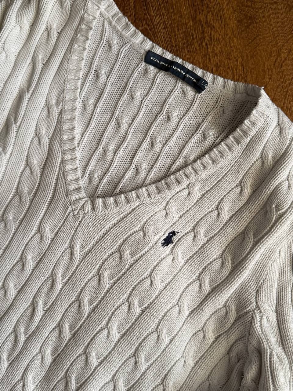 Polo Ralph Lauren Polo Ralph Lauren Women's Sweater V-Neck Y2K Size US L / EU 52-54 / 3 - 9 Thumbnail