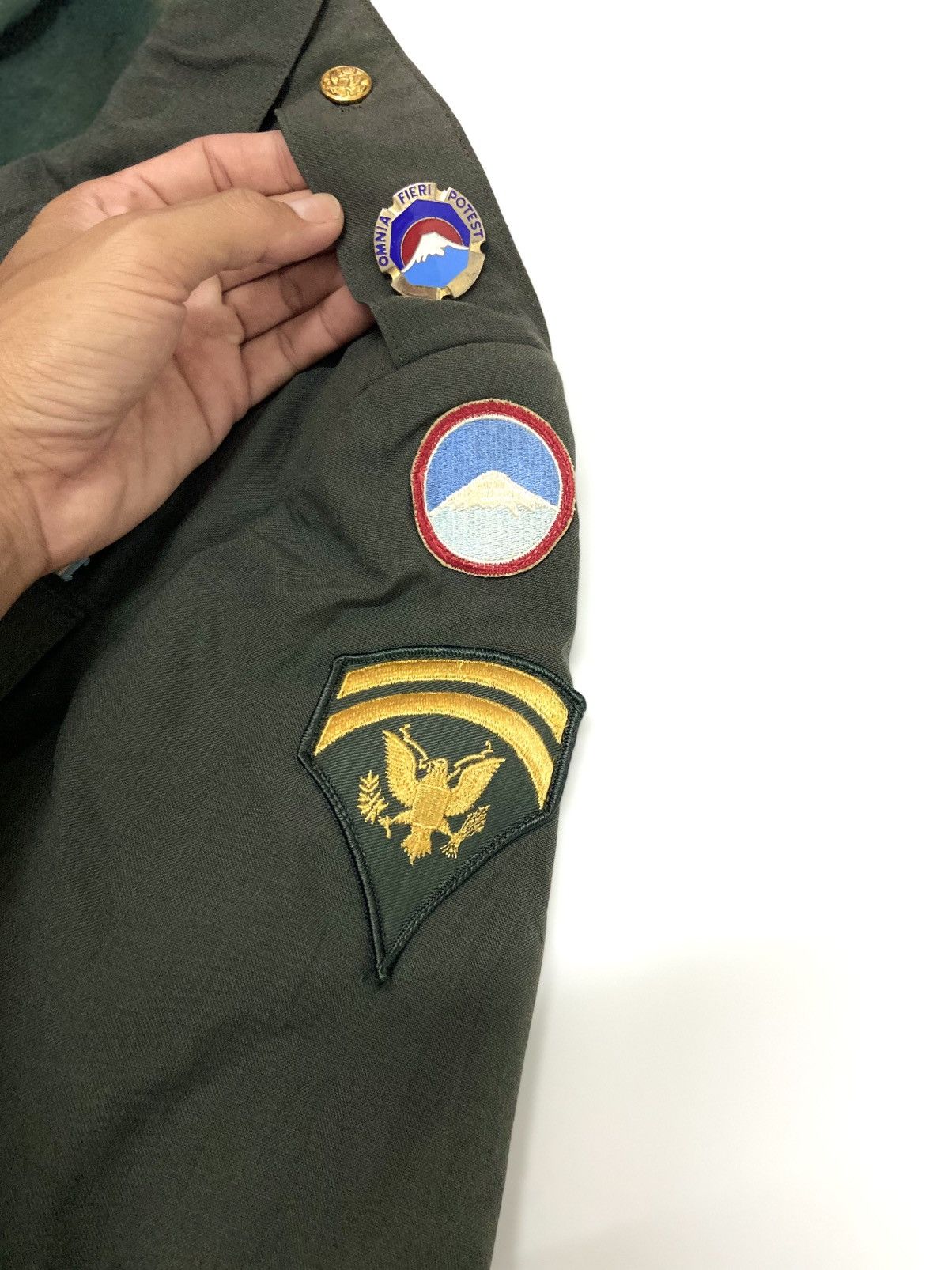 Vintage VINTAGE DLA US MILITARY COAT. Size 38L - 9 Thumbnail