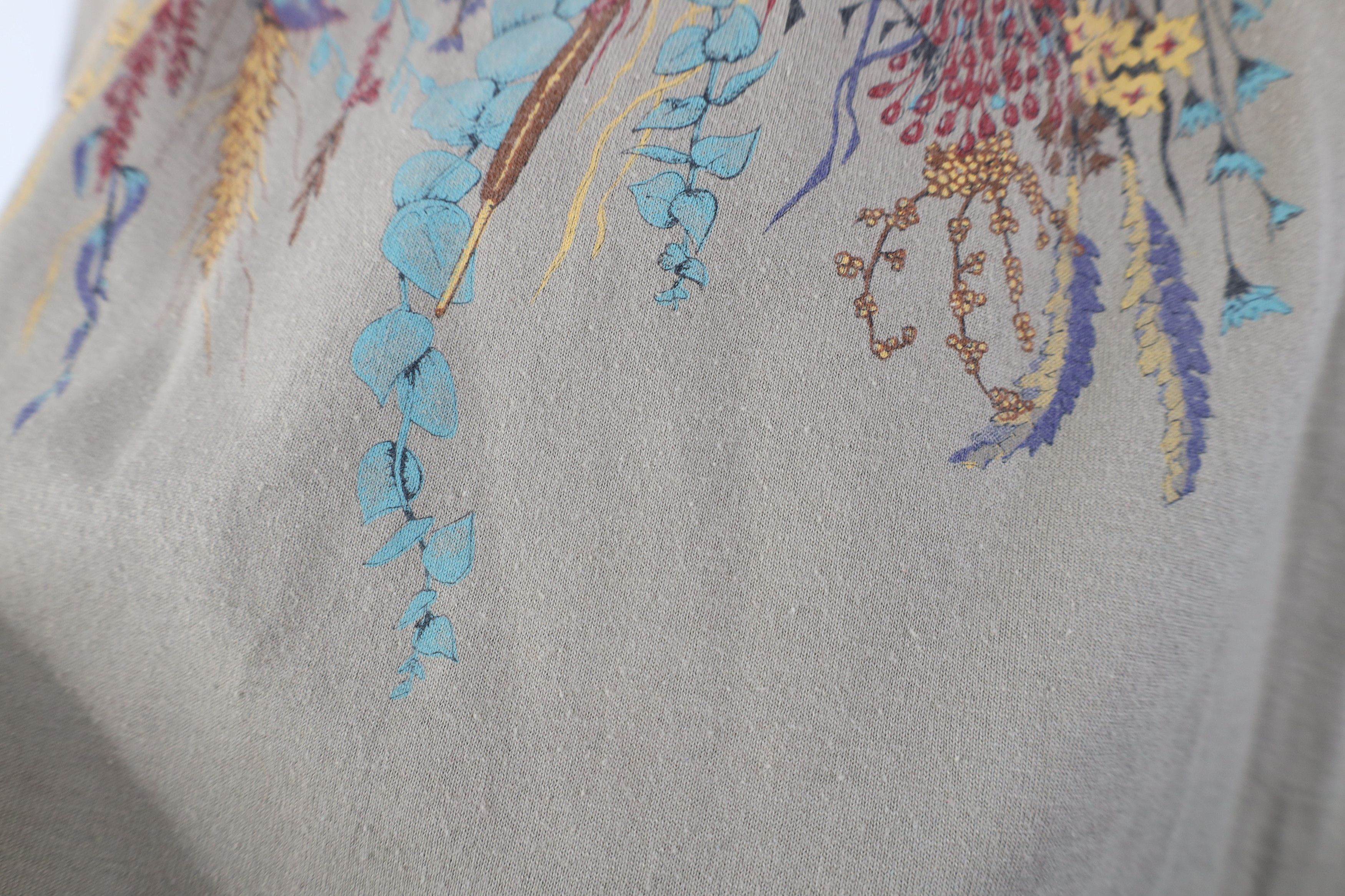 Vintage Vintage 90s Streetwear Spell Wildflowers Nature T-Shirt USA Size L / US 10 / IT 46 - 5 Thumbnail