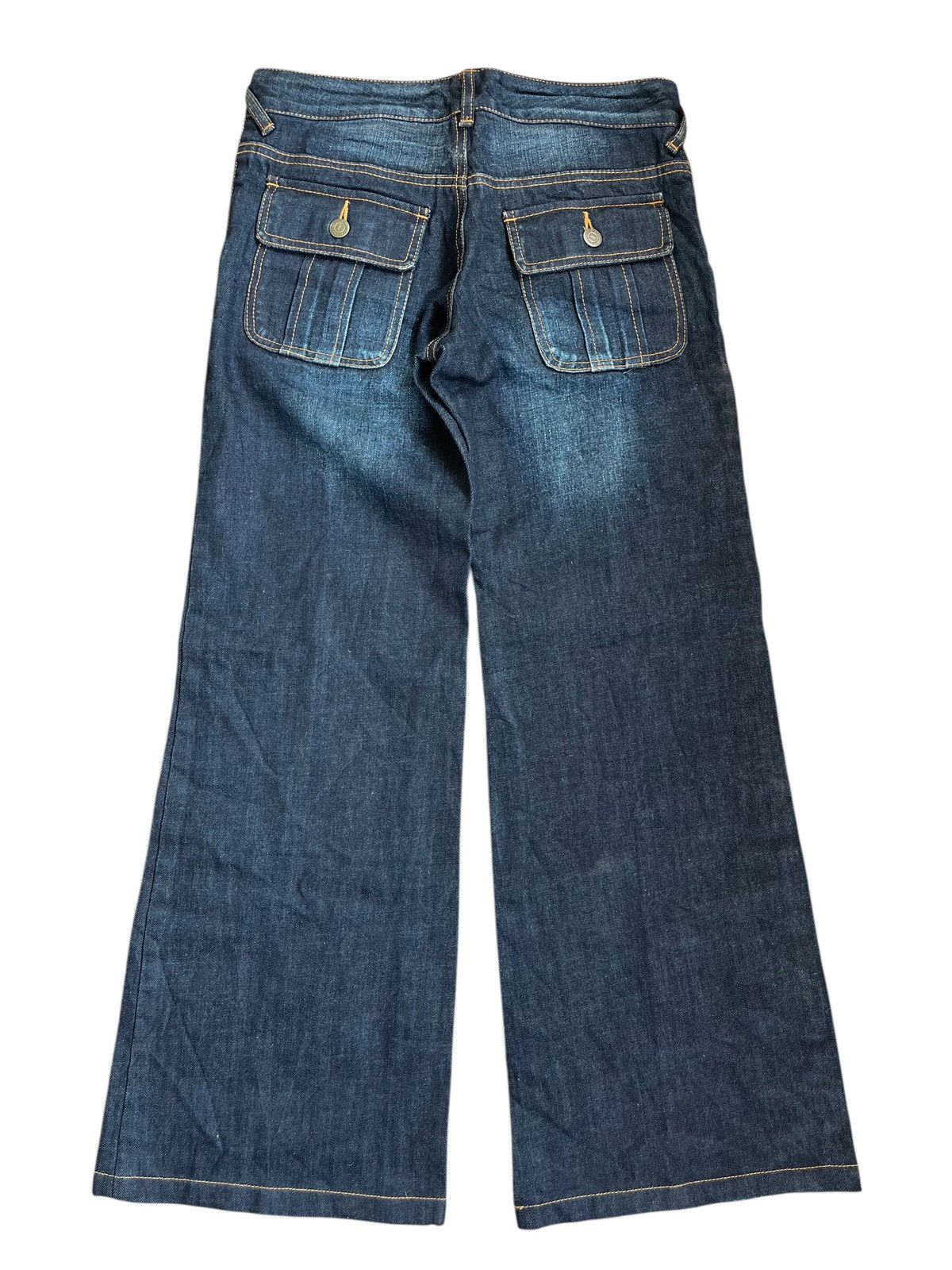 Tornado Mart Tornado Mart Femme wide leg flare jeans Size 29" - 2 Thumbnail