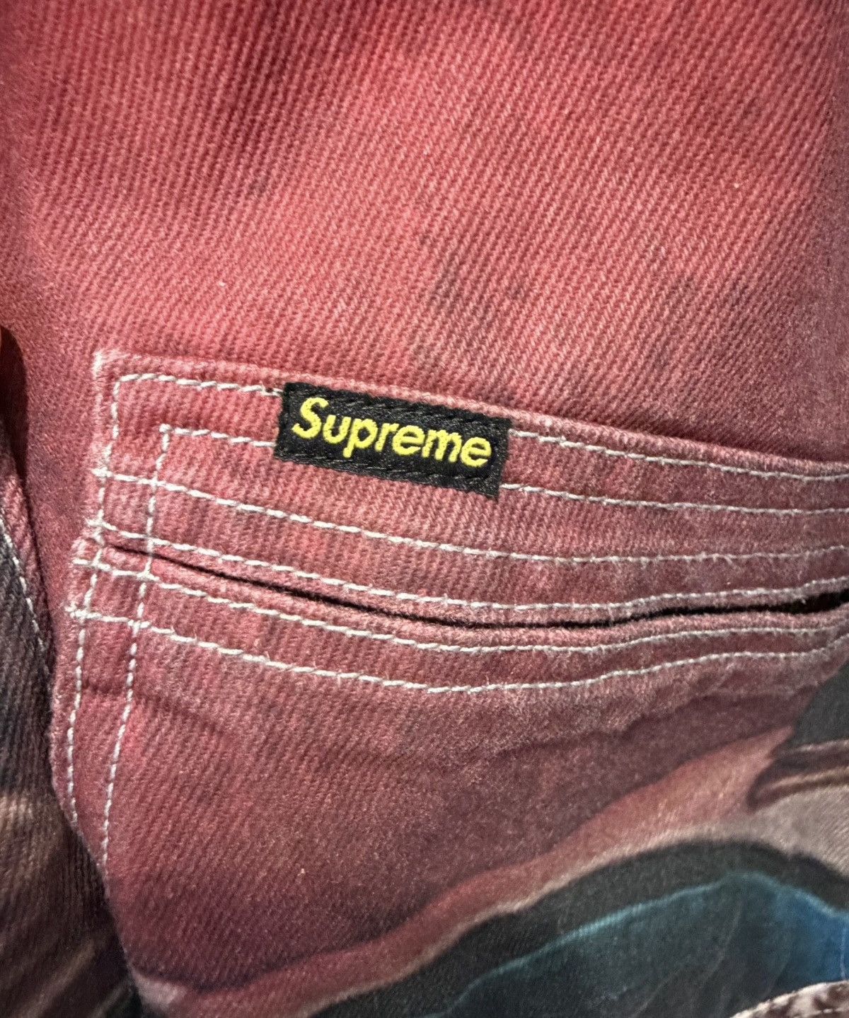 Supreme FW17 Supreme x Scarface The World is Yours denim jacket Size US L / EU 52-54 / 3 - 3 Thumbnail