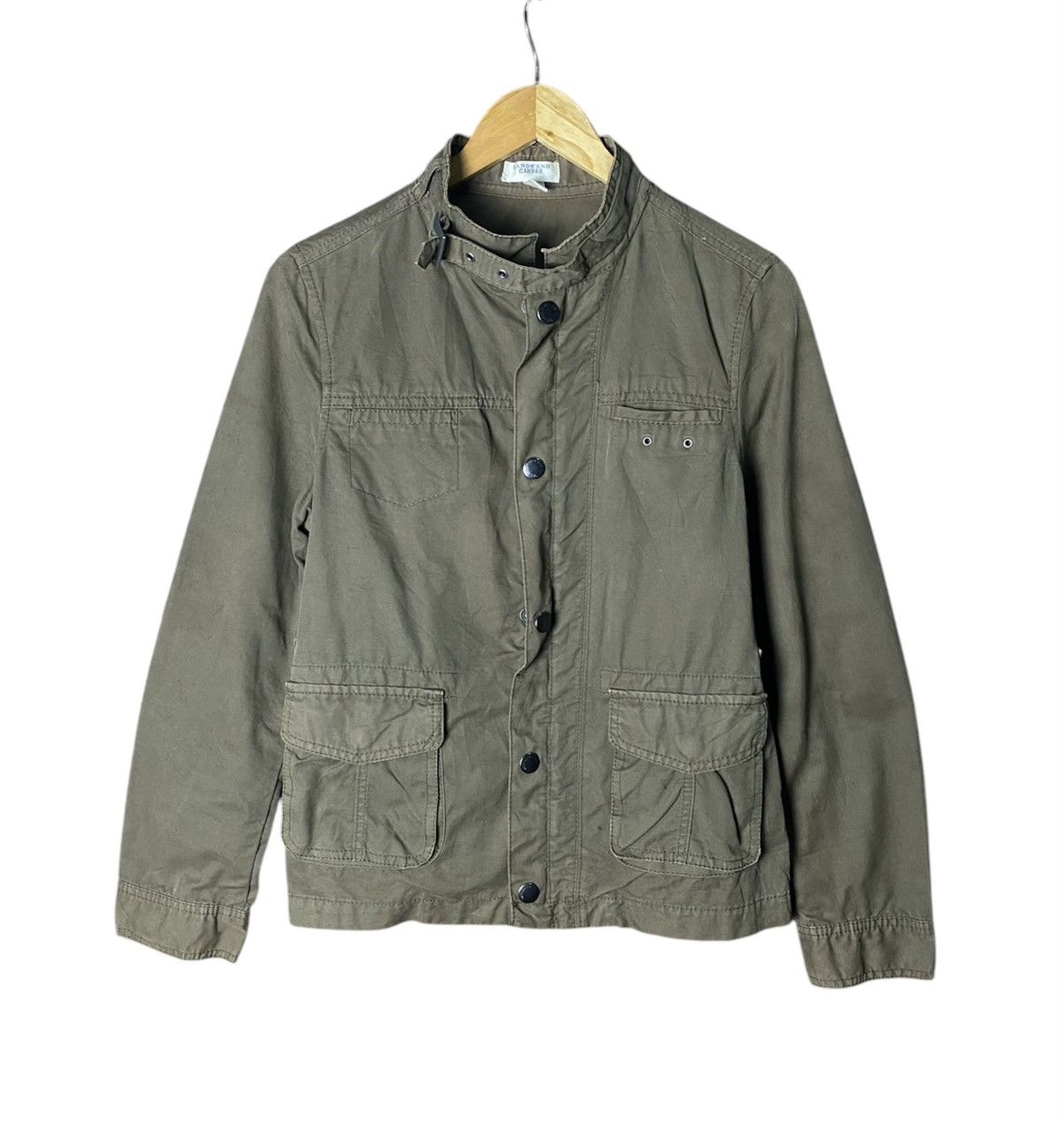 If Six Was Nine × Lands' End × Vintage Lands End Canvas Zipper Button Jacket Size US L / EU 52-54 / 3 - 1 Thumbnail