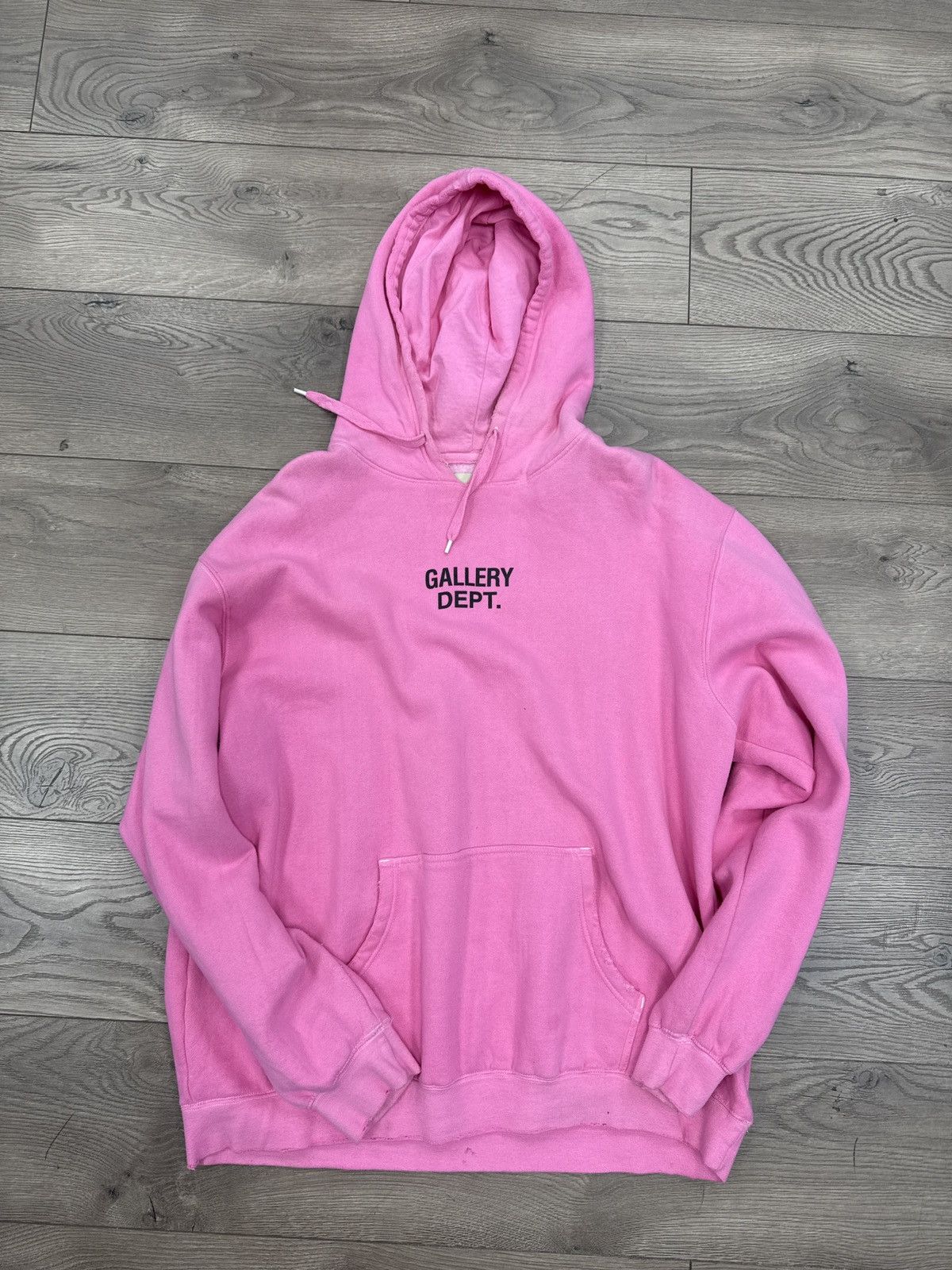 Gallery Dept. Gallery dept pink logo hooded sweatshirt 2xl Size US XXL / EU 58 / 5 - 1 Thumbnail