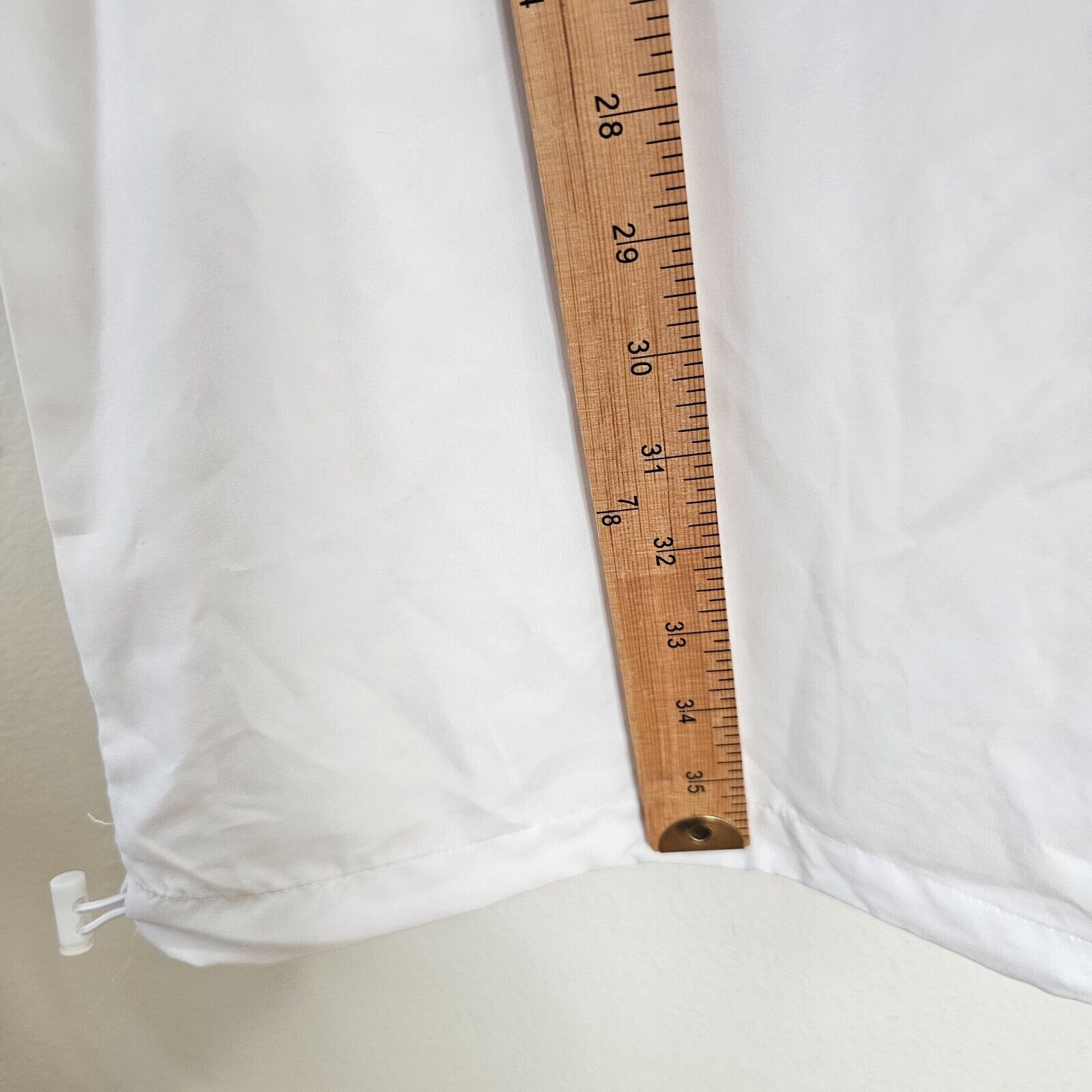Other White Drawstring Wide Leg Utility Pants Cinch Ankle Baggy M Size 28" / US 6 / IT 42 - 5 Thumbnail