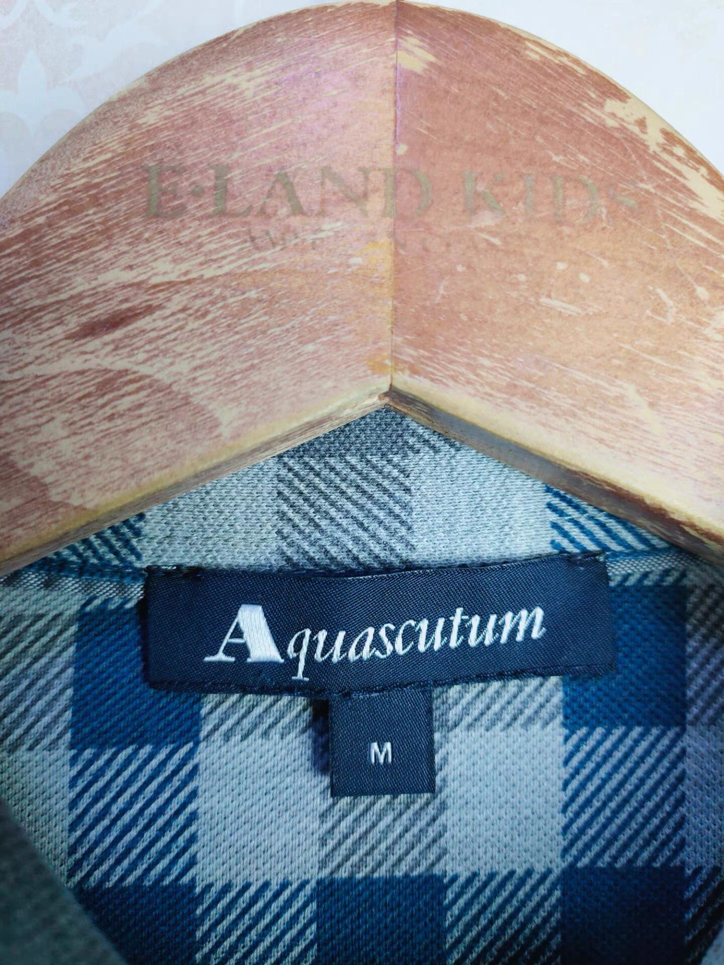 Aquascutum Aquascutum Cotton Plaid Business Short Sleeve K29 Size US M / EU 48-50 / 2 - 3 Thumbnail