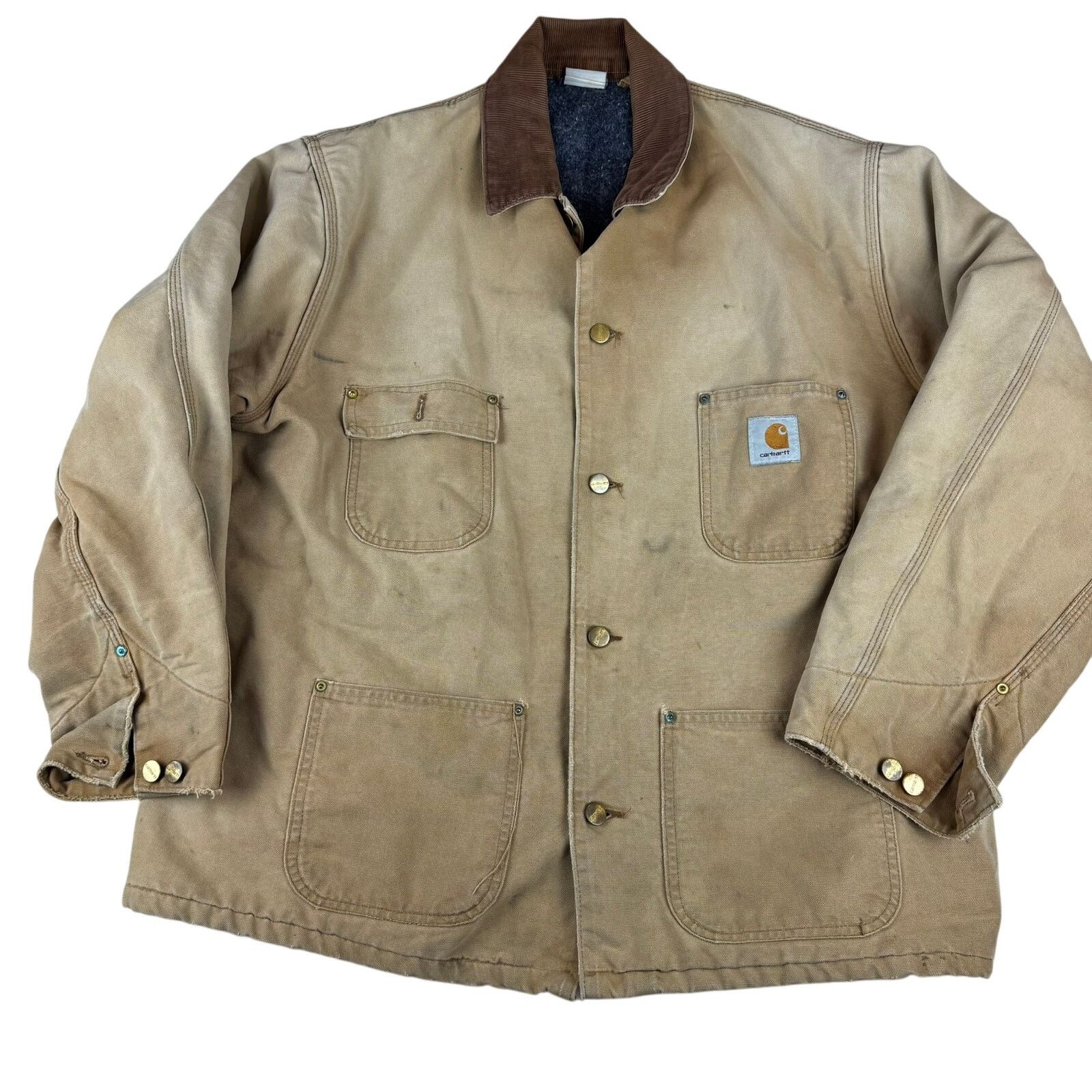 Carhartt Vintage Carhartt Chore Jacket - Made in USA Size US XXL / EU 58 / 5 - 1 Thumbnail