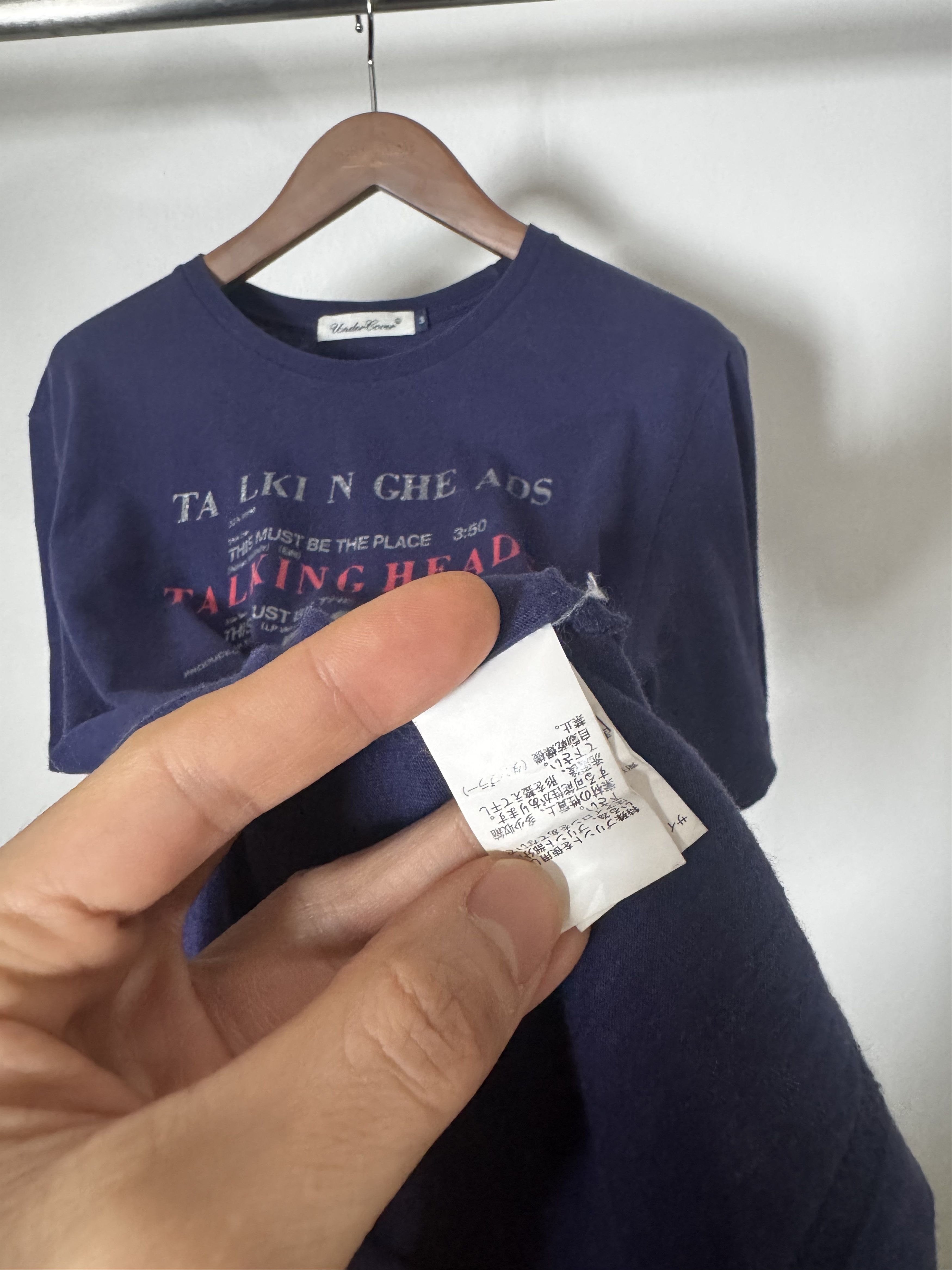 Talking Heads "Speaking in Tounge" Glitter Tee, view 3