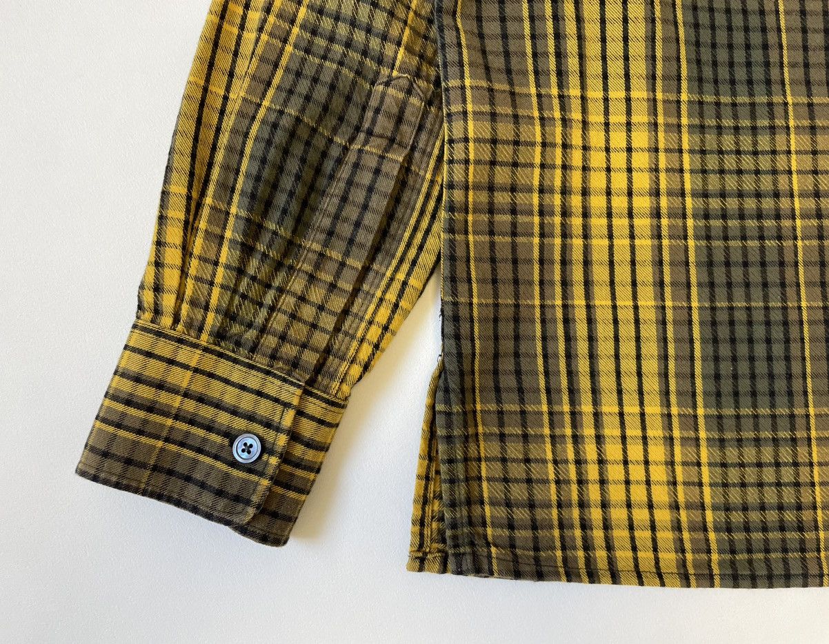 Our Legacy Yellow/Black Check Utility Boxy Shirt Size US L / EU 52-54 / 3 - 13 Thumbnail