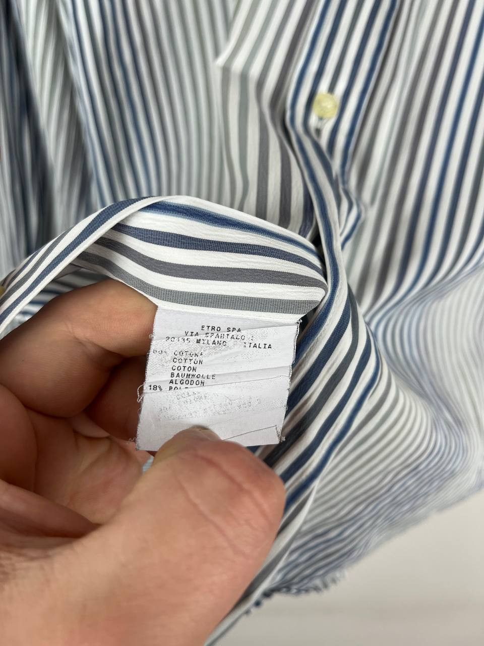 Etro ETRO Milano Mens Multicoloured Striped Dress Shirt Size US XL / EU 56 / 4 - 6 Thumbnail