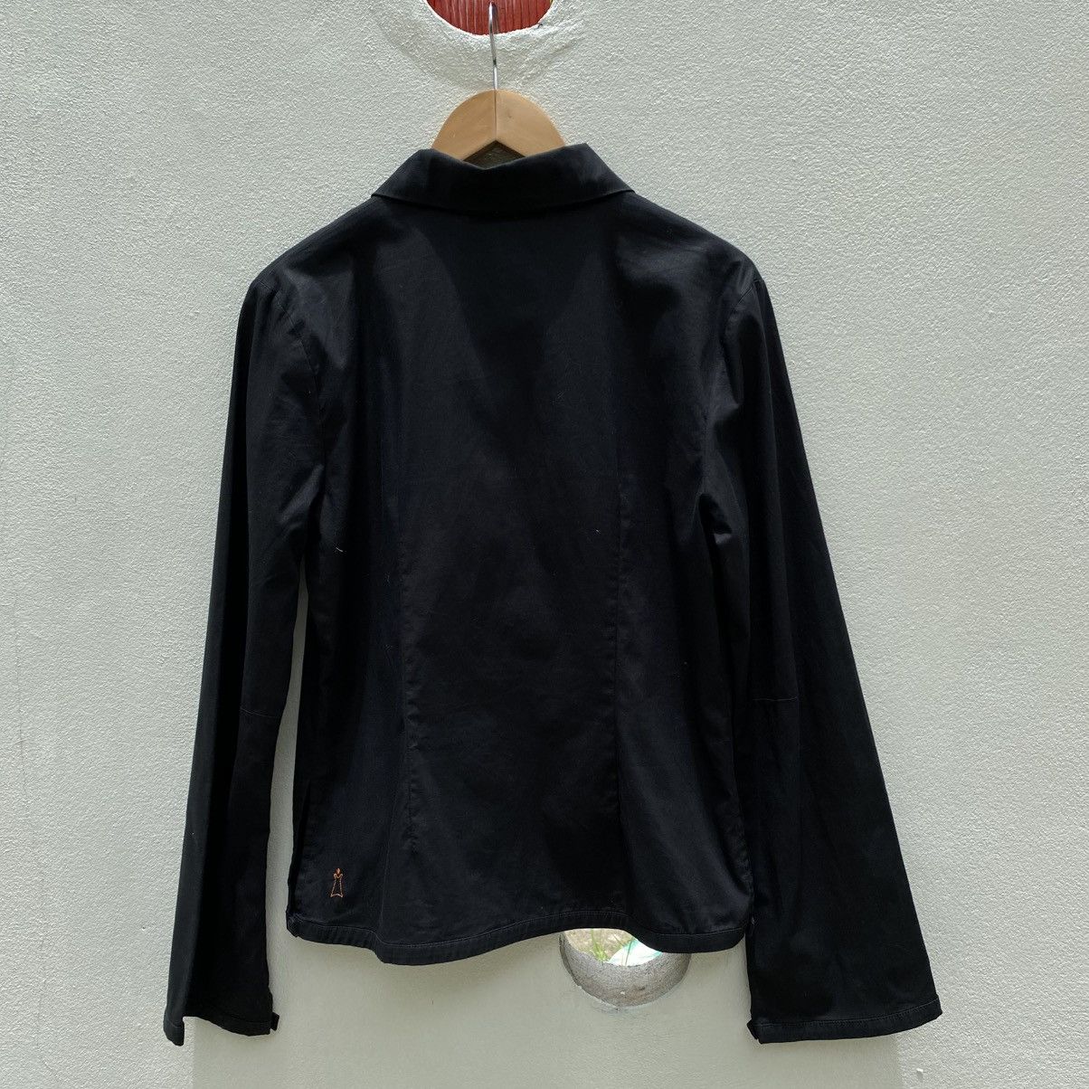 Cop Copine COP. COPINE Black Zip-Collar Blouse Size XS / US 0-2 / IT 36-38 - 19 Thumbnail