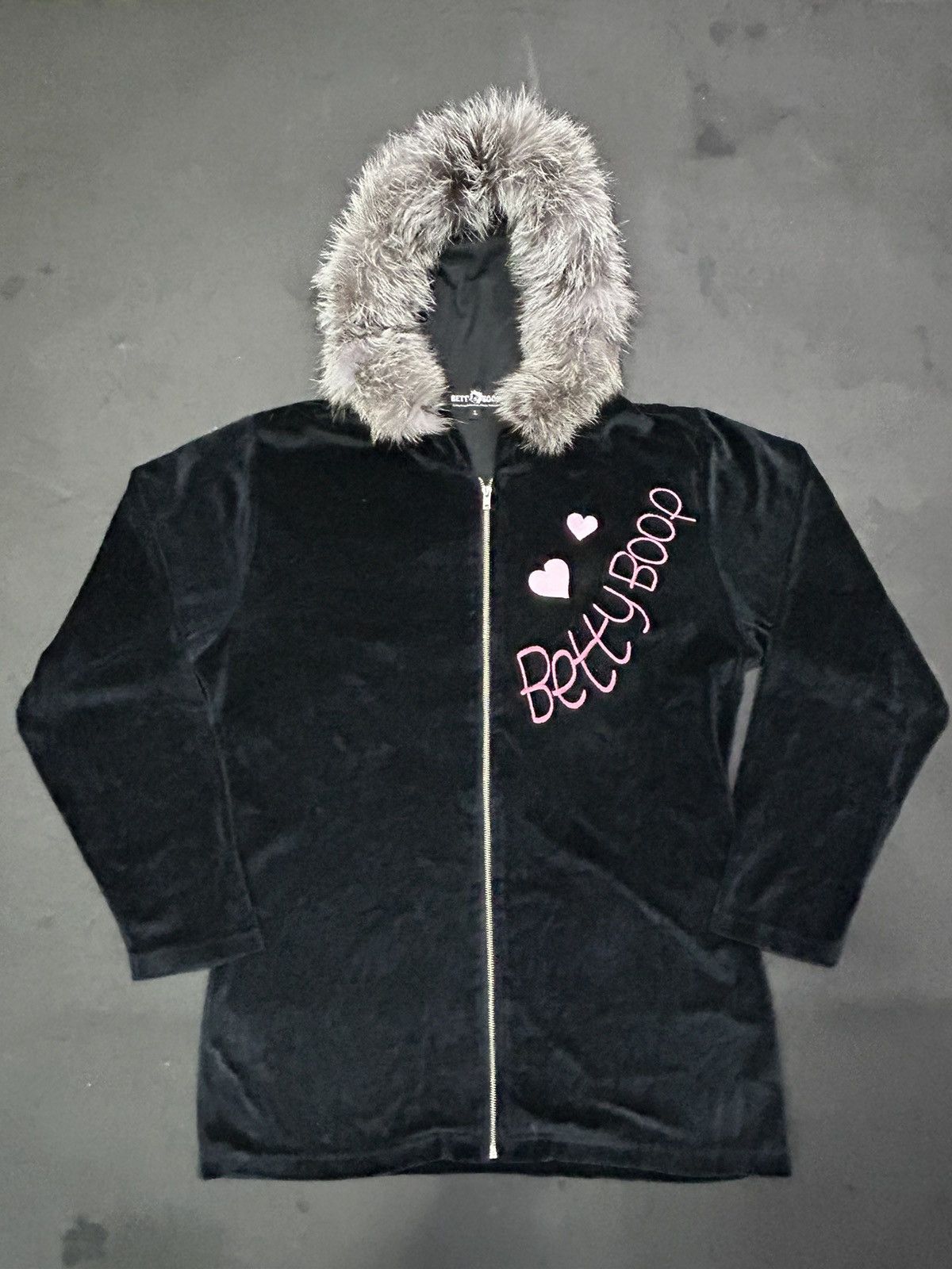 Cartoon Network 💸BINDINGOFFER💸Betty Boop Zip Fur Hoodie Velvet Size US L / EU 52-54 / 3 - 2 Thumbnail