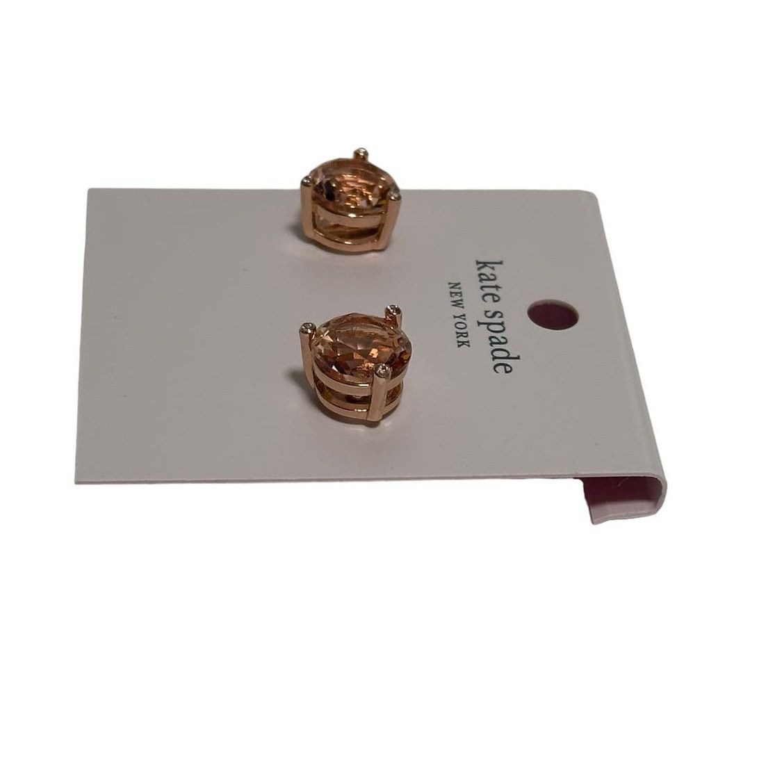 Kate Spade Kate Spade Round Rise and Shine Light Peach Studs Earrings Size ONE SIZE - 2 Thumbnail