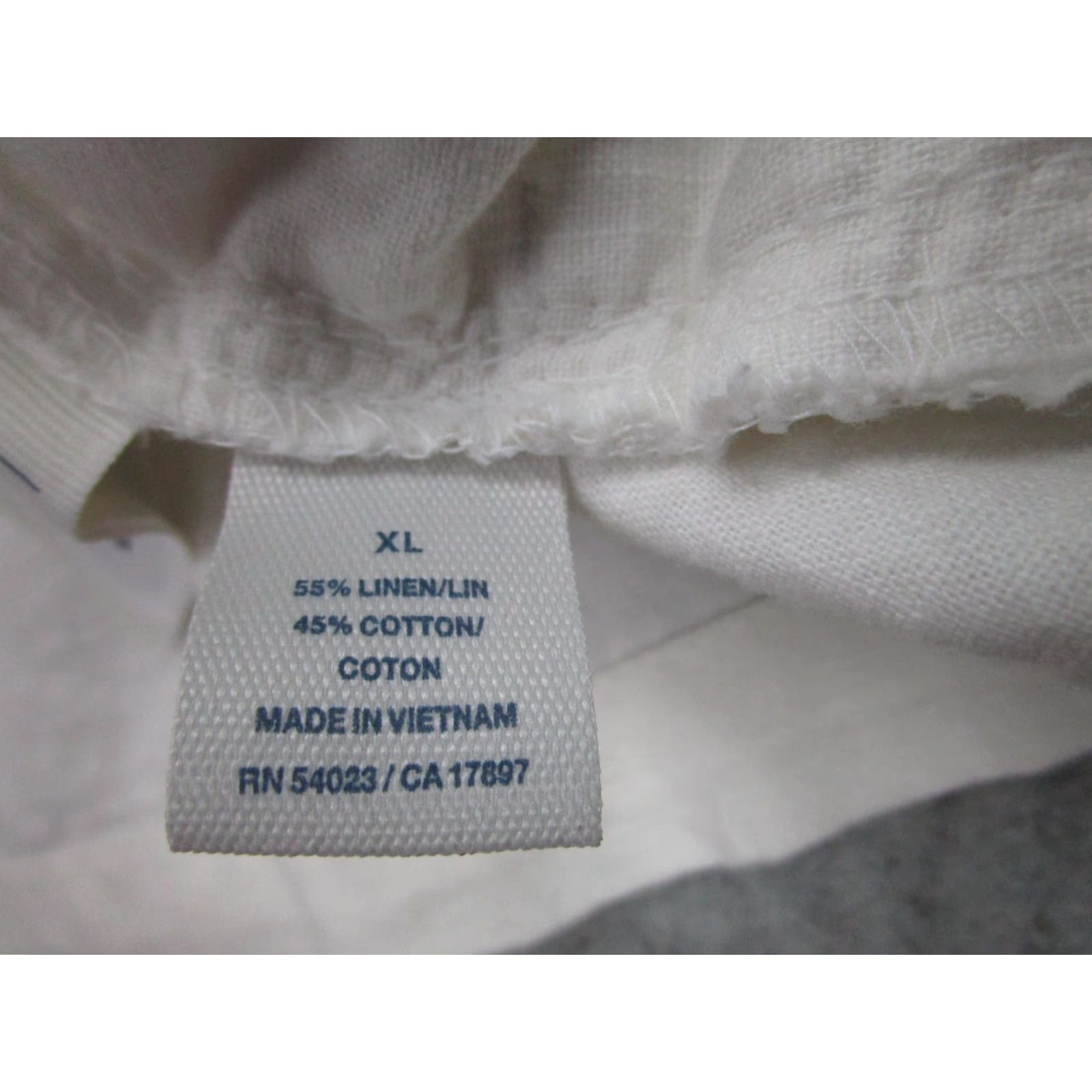 Old Navy Old Navy Jacket Womens XL White Linen Blend Hooded Anorak Zip Pockets Belted Size XL / US 12-14 / IT 48-50 - 6 Thumbnail