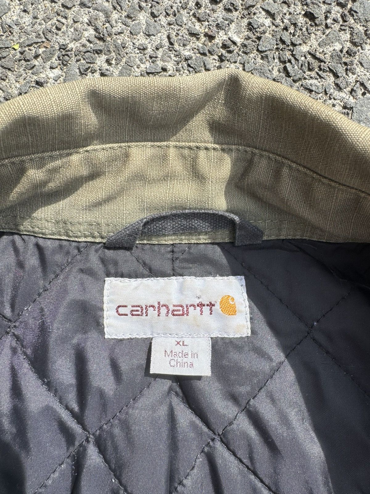 Carhartt Carhartt Army Green Work Jacket Size US XL / EU 56 / 4 - 4 Thumbnail