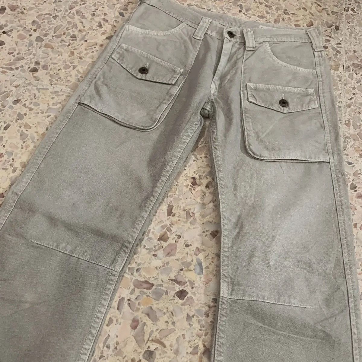 Japanese Brand 💥STEALS💥Japanese Rugged Trousers Duck Canvas Utility Pants Size US 30 / EU 46 - 6 Thumbnail