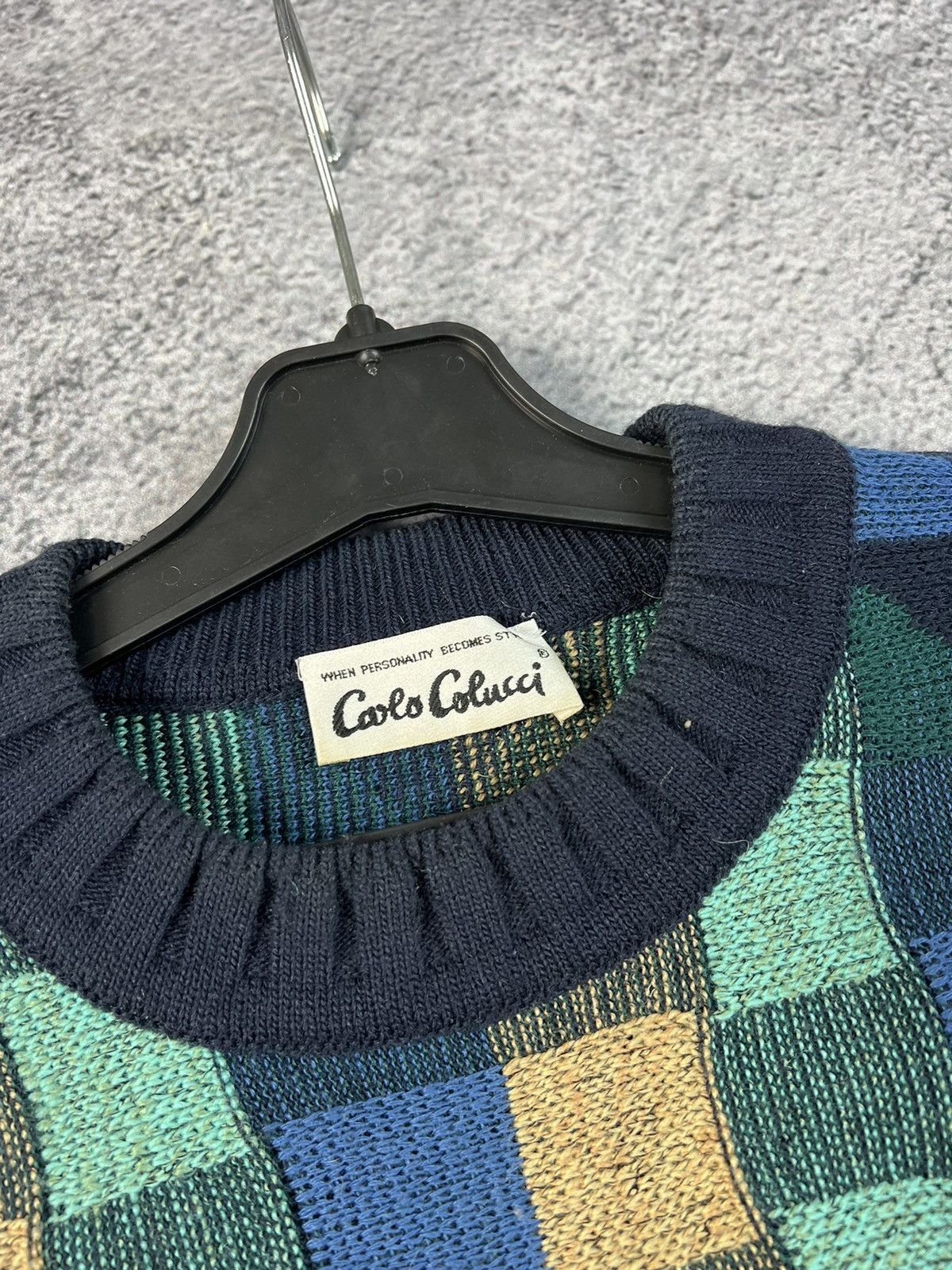 Carlo Colucci × Vintage Vintage Carlo Colucci multicolour knit sweater Size US M / EU 48-50 / 2 - 6 Thumbnail