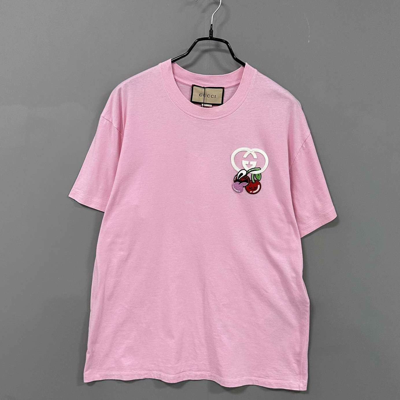 Gucci Gucci Pink T-Shirt m Men Size US M / EU 48-50 / 2 - 1 Thumbnail