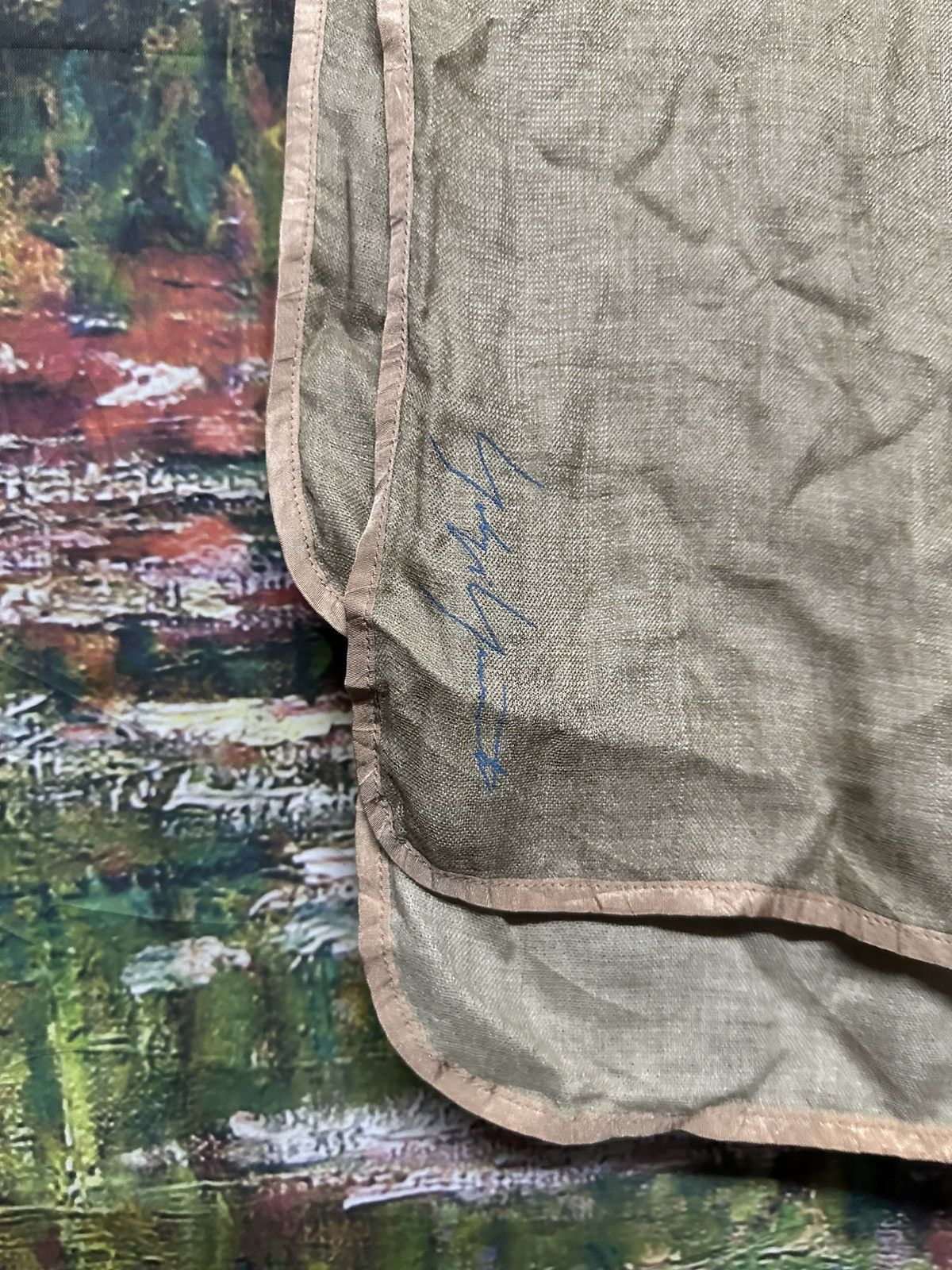 Yohji Yamamoto Yohji Yamamoto japanase designer Scarf 41-72 Size 46 - 4 Thumbnail