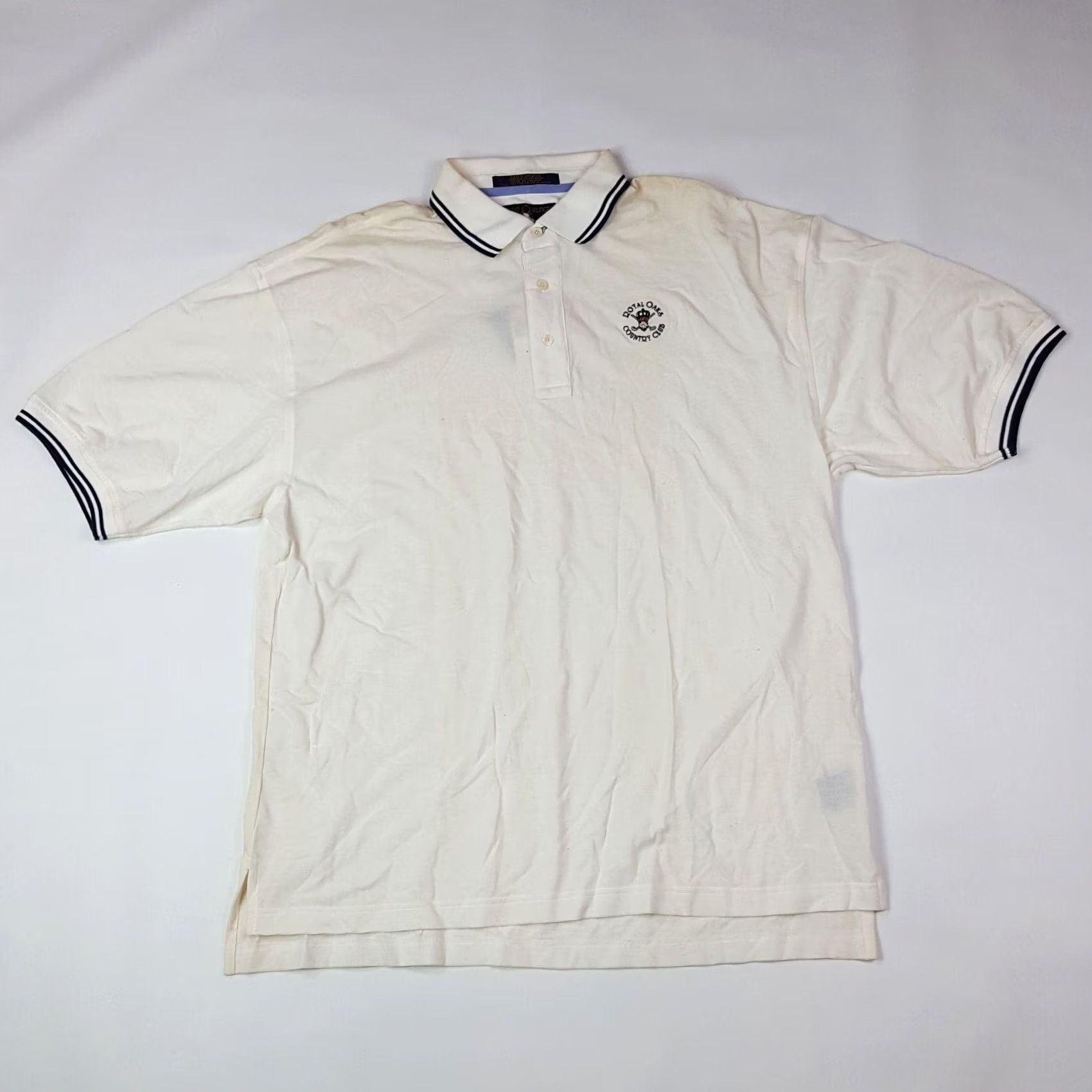 Tommy Hilfiger VINTAGE Tommy Hilfiger Golf Polo Shirt Mens L White Short Sleeve Casual 90s Retro VTG Polo Shirt Size US L / EU 52-54 / 3 - 2 Thumbnail