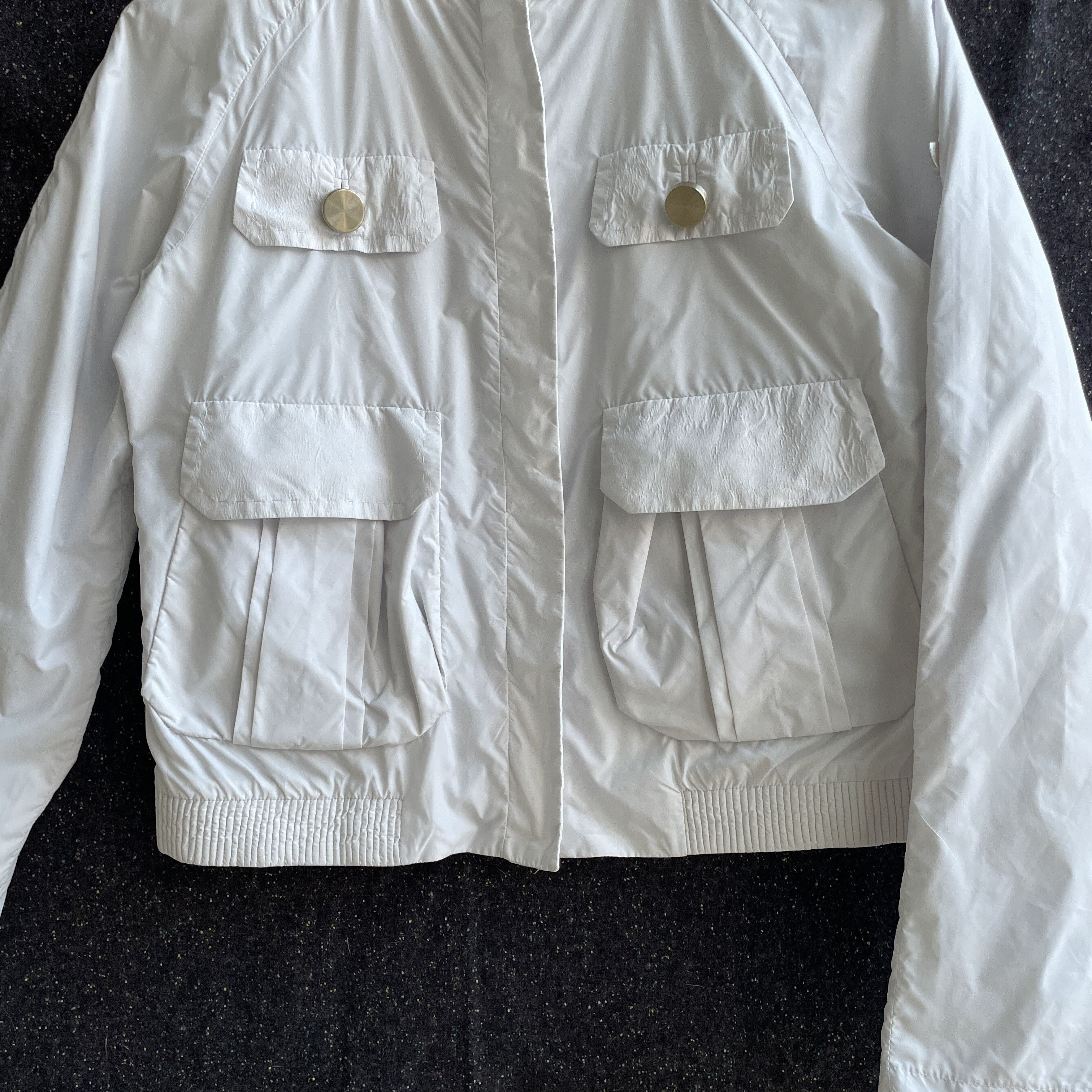 Moncler Moncler Gamme Rouge Womens Lightweight Cropped Jacket Size XS / US 0-2 / IT 36-38 - 6 Thumbnail