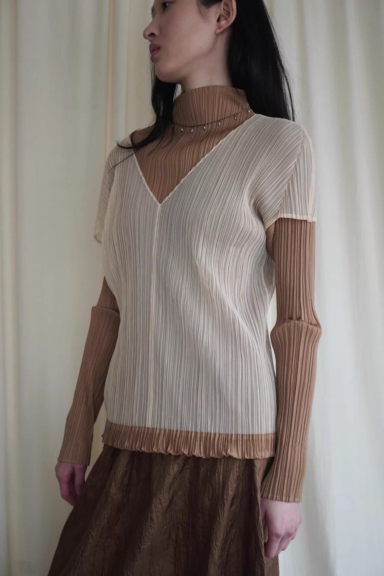 Issey Miyake Issey Miyake PP 2000s Double-Layer Jumpsuit Size 27" / US 4 / IT 40 - 6 Thumbnail