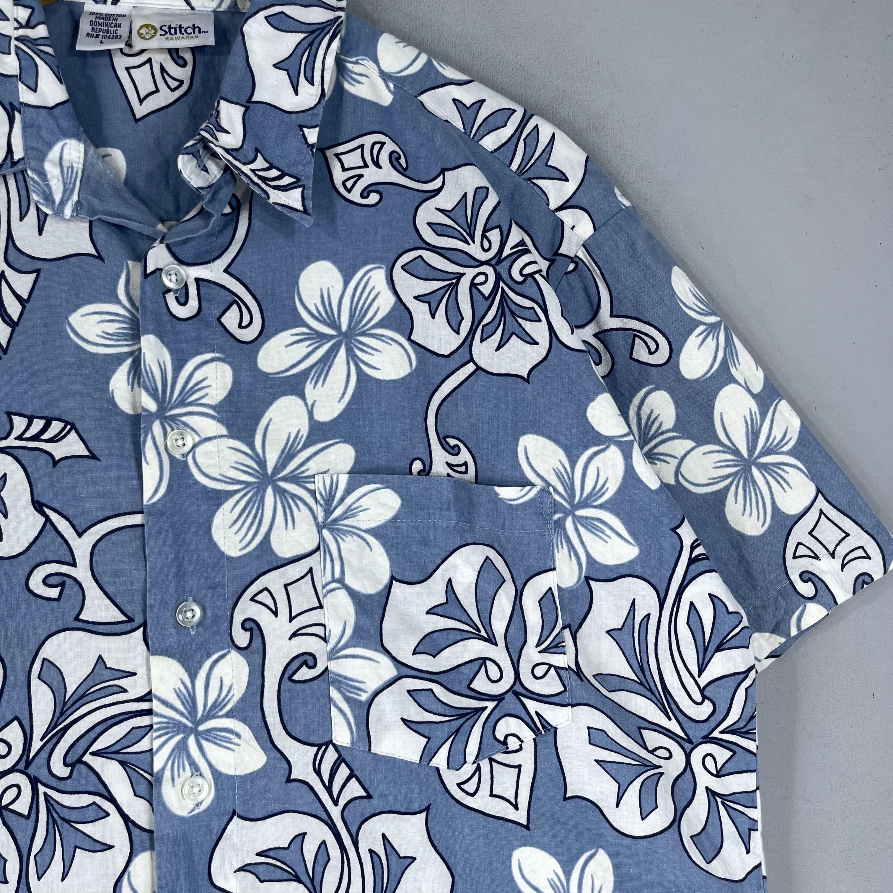 Japanese Brand × Vintage Vintage Hawaiian Hibiscus Floral Motive Printed Button Up Size US L / EU 52-54 / 3 - 3 Thumbnail