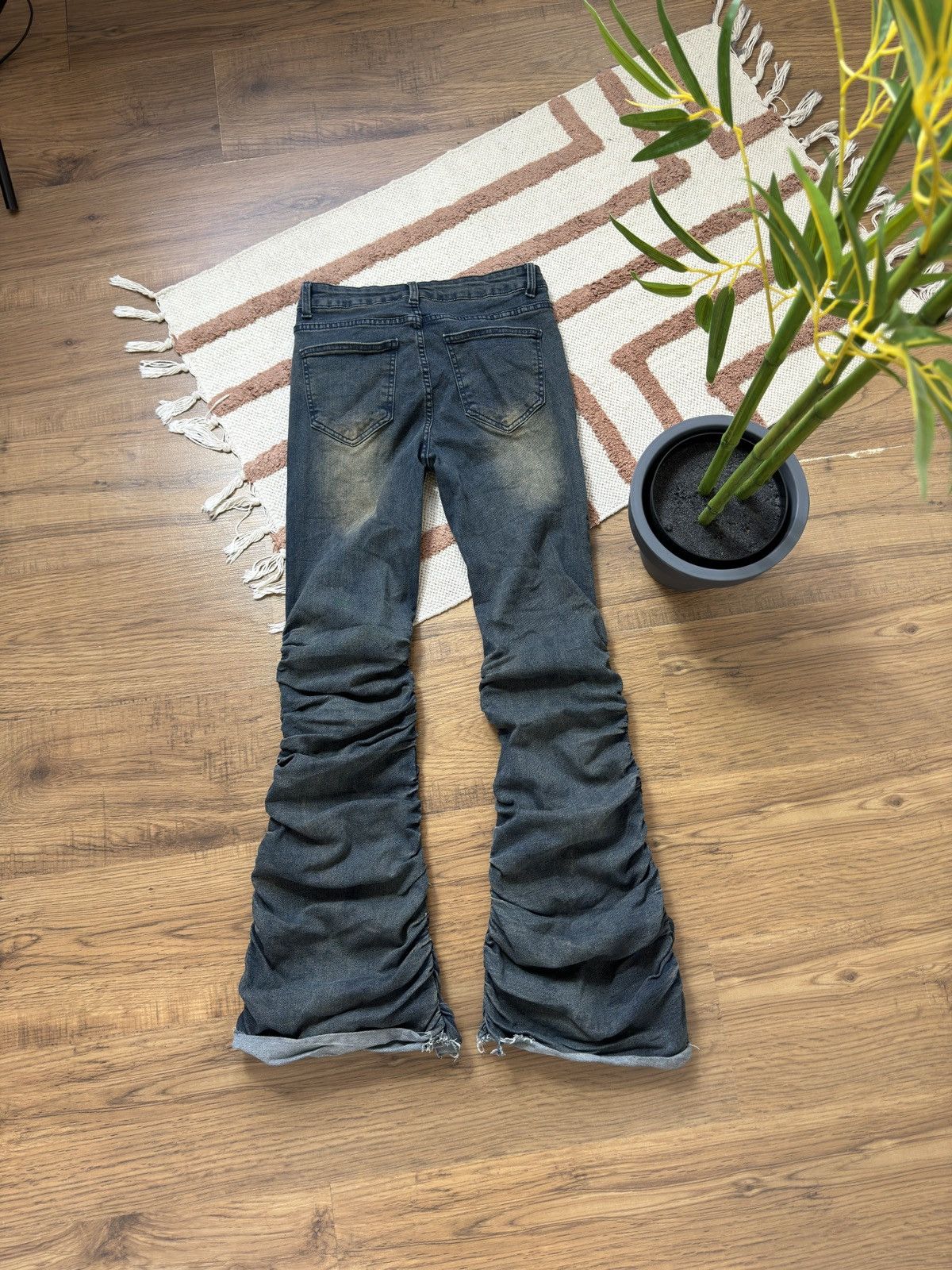 Vintage VINTAGE WASHED DENIM OPIUM PLEATED JEANS PANTS Size 27" / US 4 / IT 40 - 5 Thumbnail
