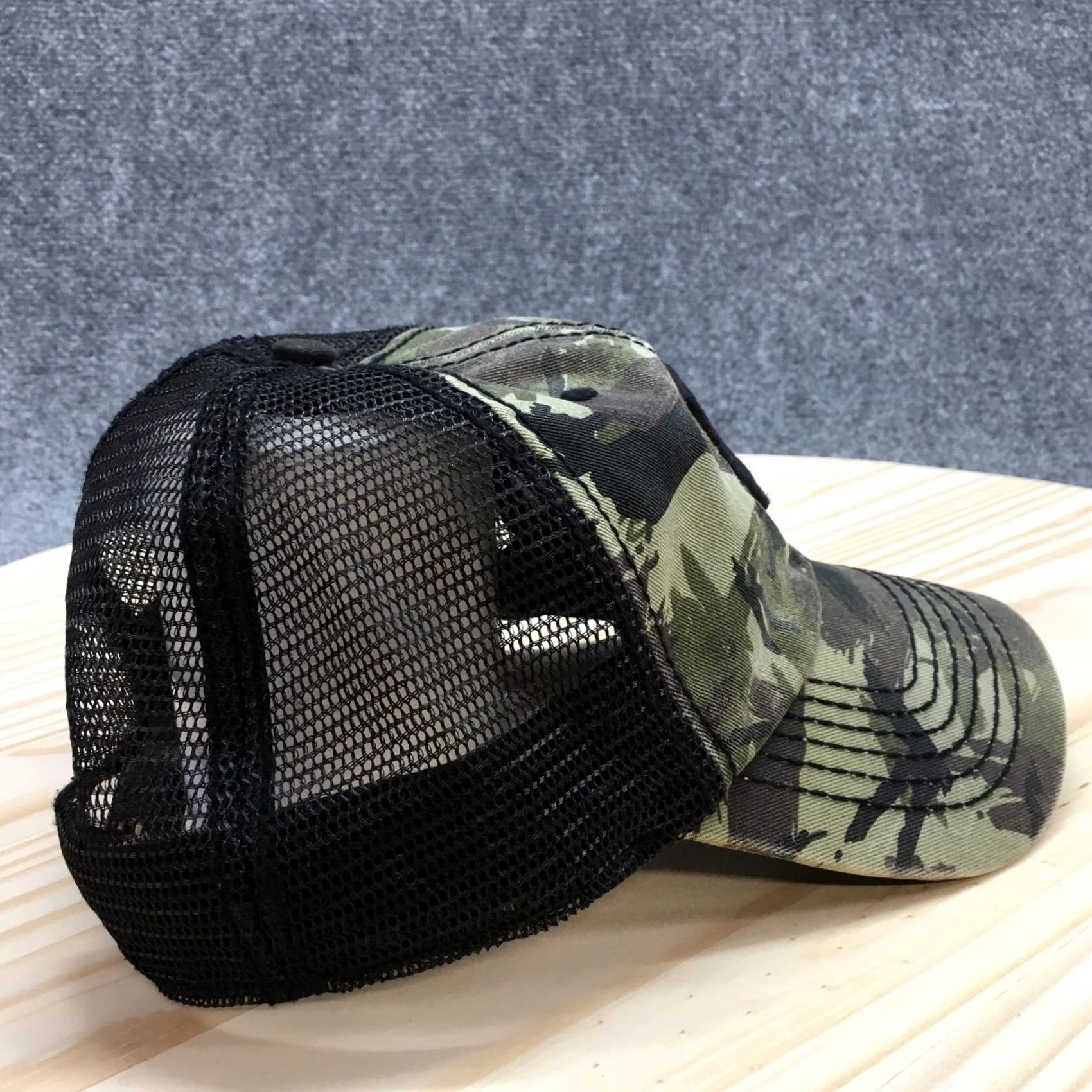 Twins 47 Trucker Hat Unisex Brown Camo OS Adjustable Embroidered Logo Minnesota Twins Sports Size ONE SIZE - 4 Thumbnail