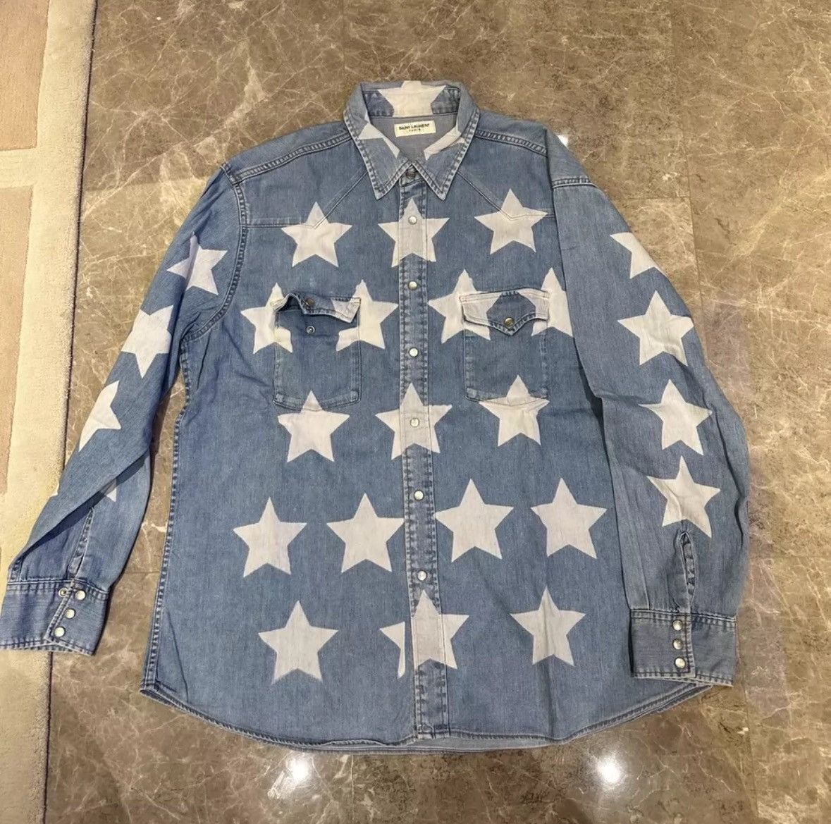 saint laurent star shirt-2505