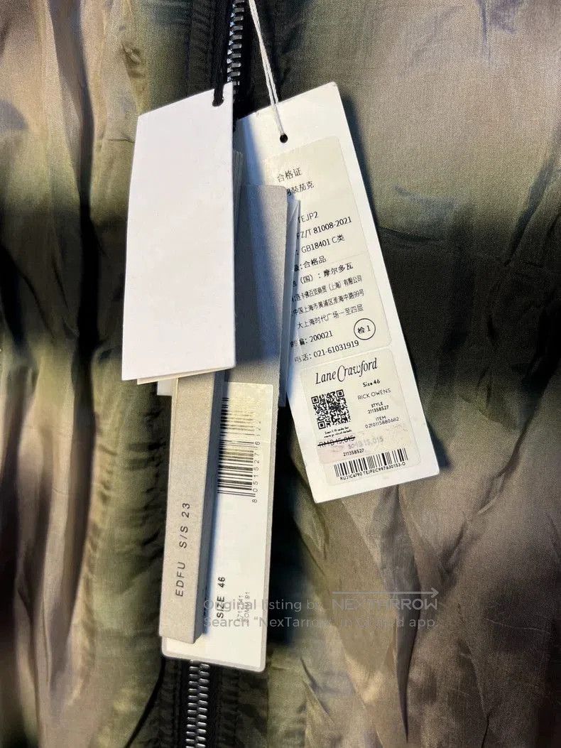 Other Rick Owens 23SS EDFU MA1 Bomber Jacket. Size US M / EU 48-50 / 2 - 7 Thumbnail