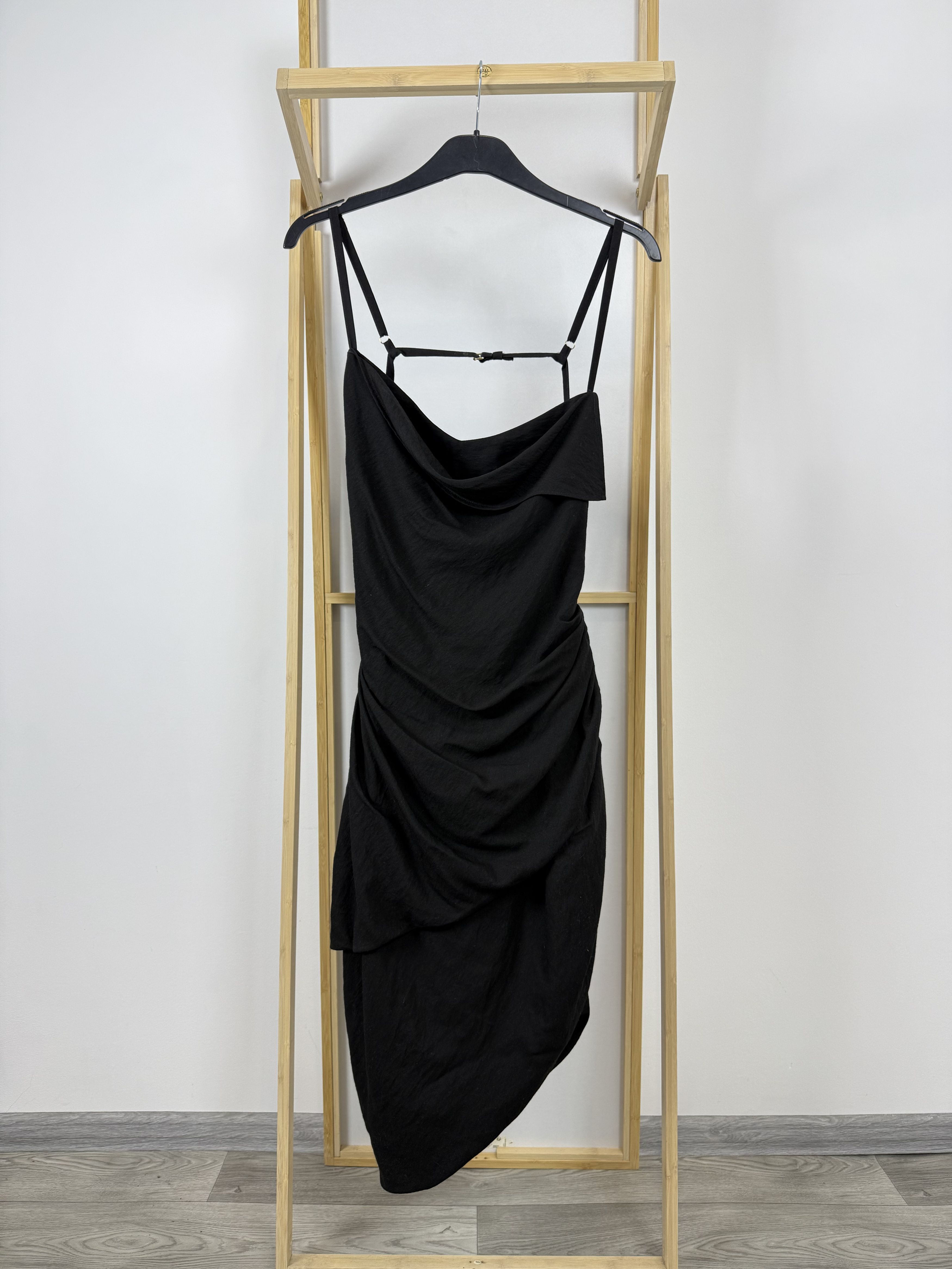 Jacquemus Jacquemus La Robe Saudade "Le Splash" SS22 Black Mini Dress Size L / US 10 / IT 46 - 1 Thumbnail