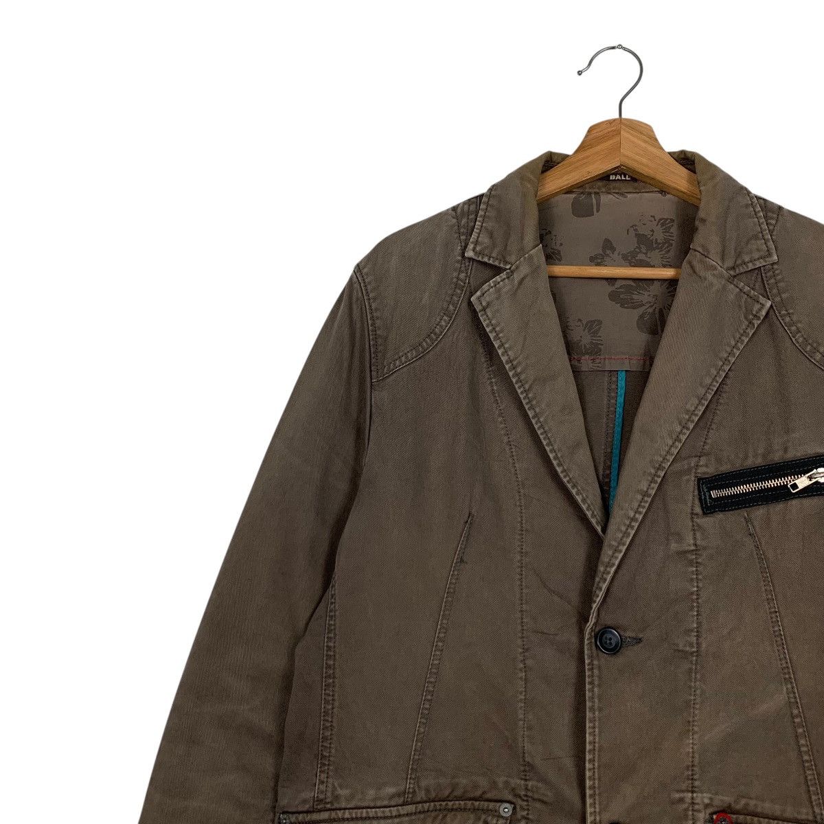 Japanese Brand Vintage BALL Cotton Casual Jacket #2338-C105 Size US L / EU 52-54 / 3 - 6 Thumbnail