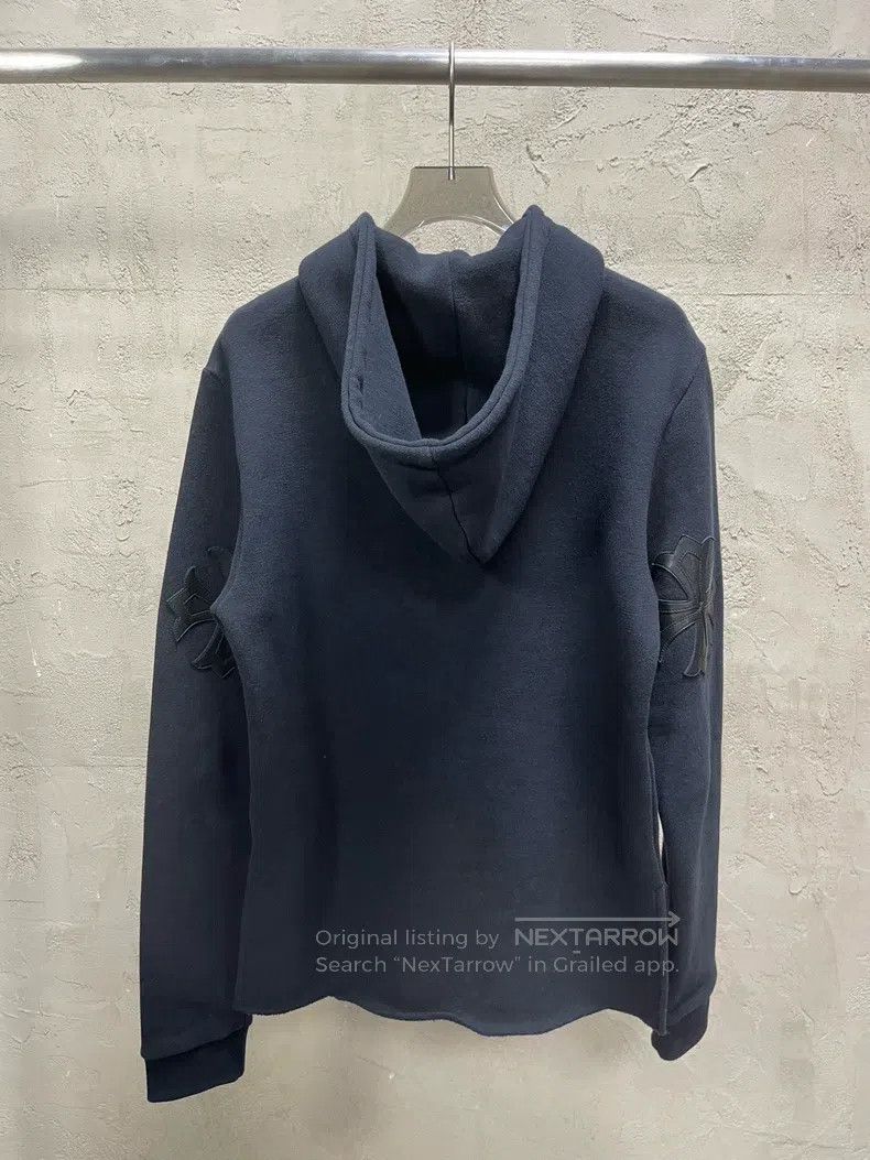 Chrome Hearts CHROME HEARTS Size XS Black leather three cross cross silve Size US XS / EU 42 / 0 - 2 Thumbnail