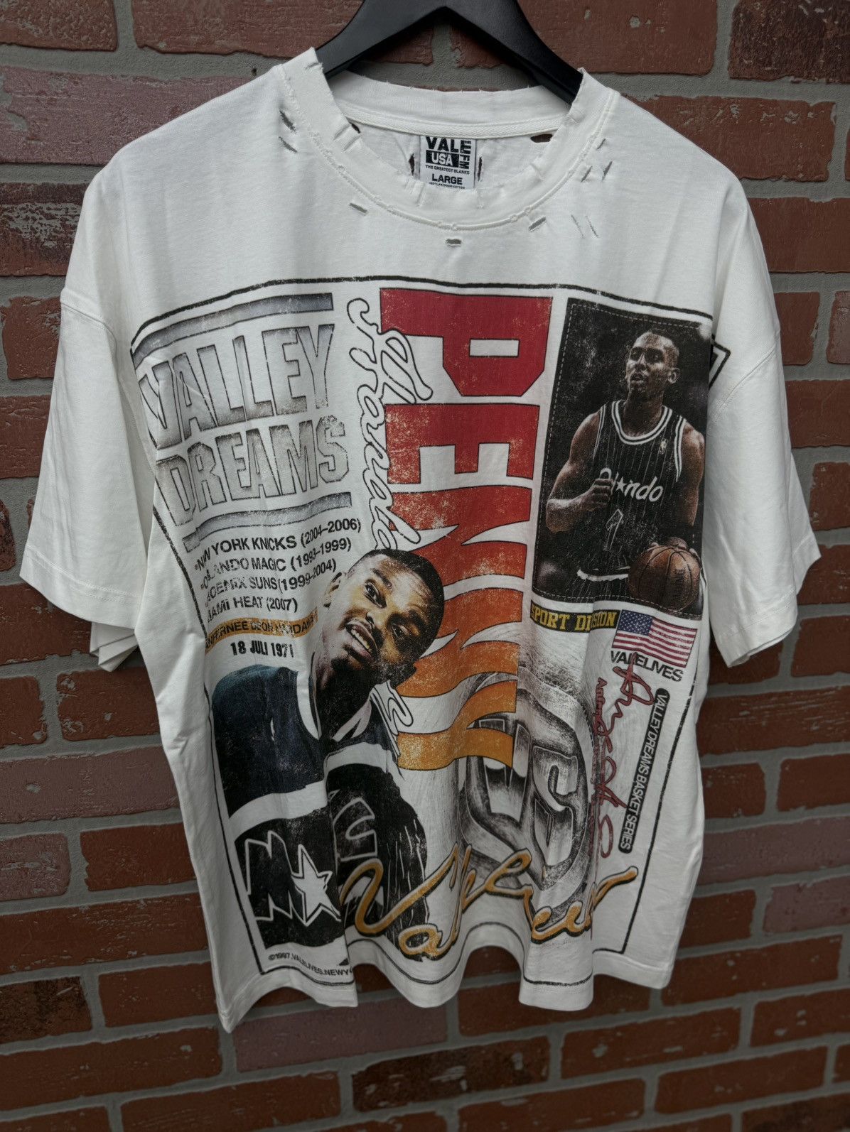 Vale Valley White Summer Tee Men’s Size L (NEW) Size US L / EU 52-54 / 3 - 2 Thumbnail