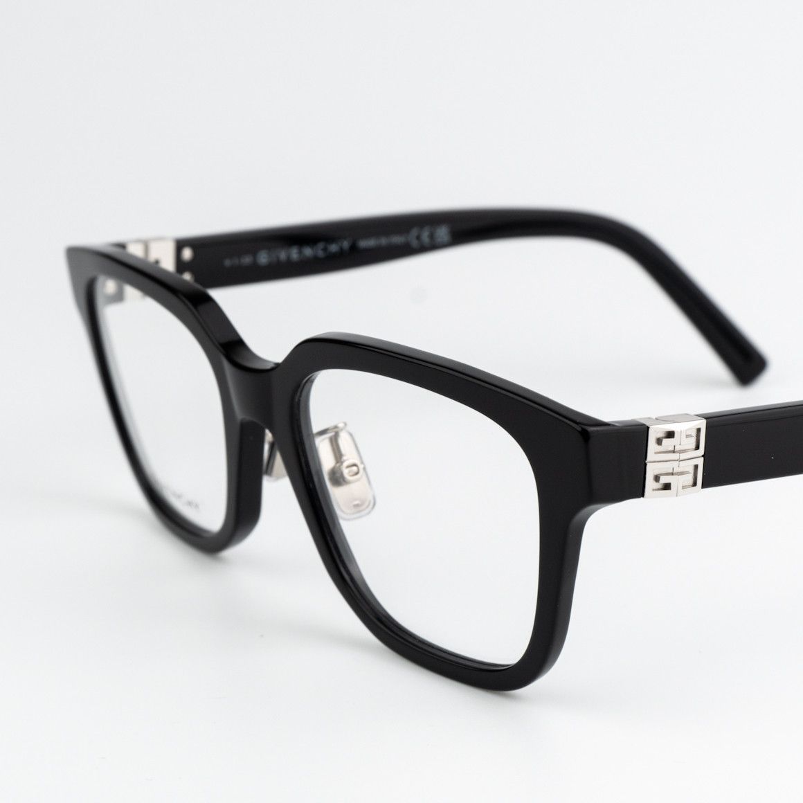 Givenchy NEW Givenchy GV50040F 001 Black Women Square Eyeglasses Size ONE SIZE - 6 Thumbnail