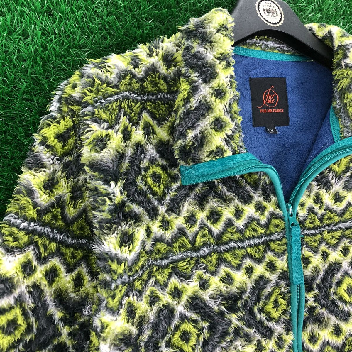 Japanese Brand Fur Fleece Zipper Jacket Navajo by Fur Me Fleece Size US S / EU 44-46 / 1 - 2 Thumbnail