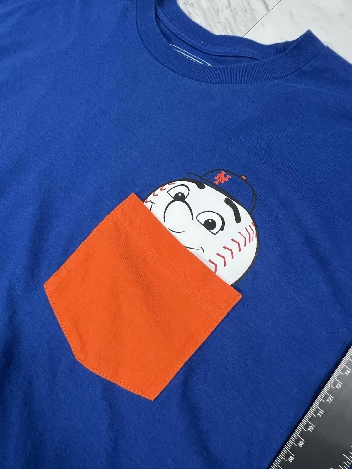 Other Baseballism New York Mets Mr Met Pocket T Shirt XXXL #8 Size ONE SIZE - 3 Thumbnail