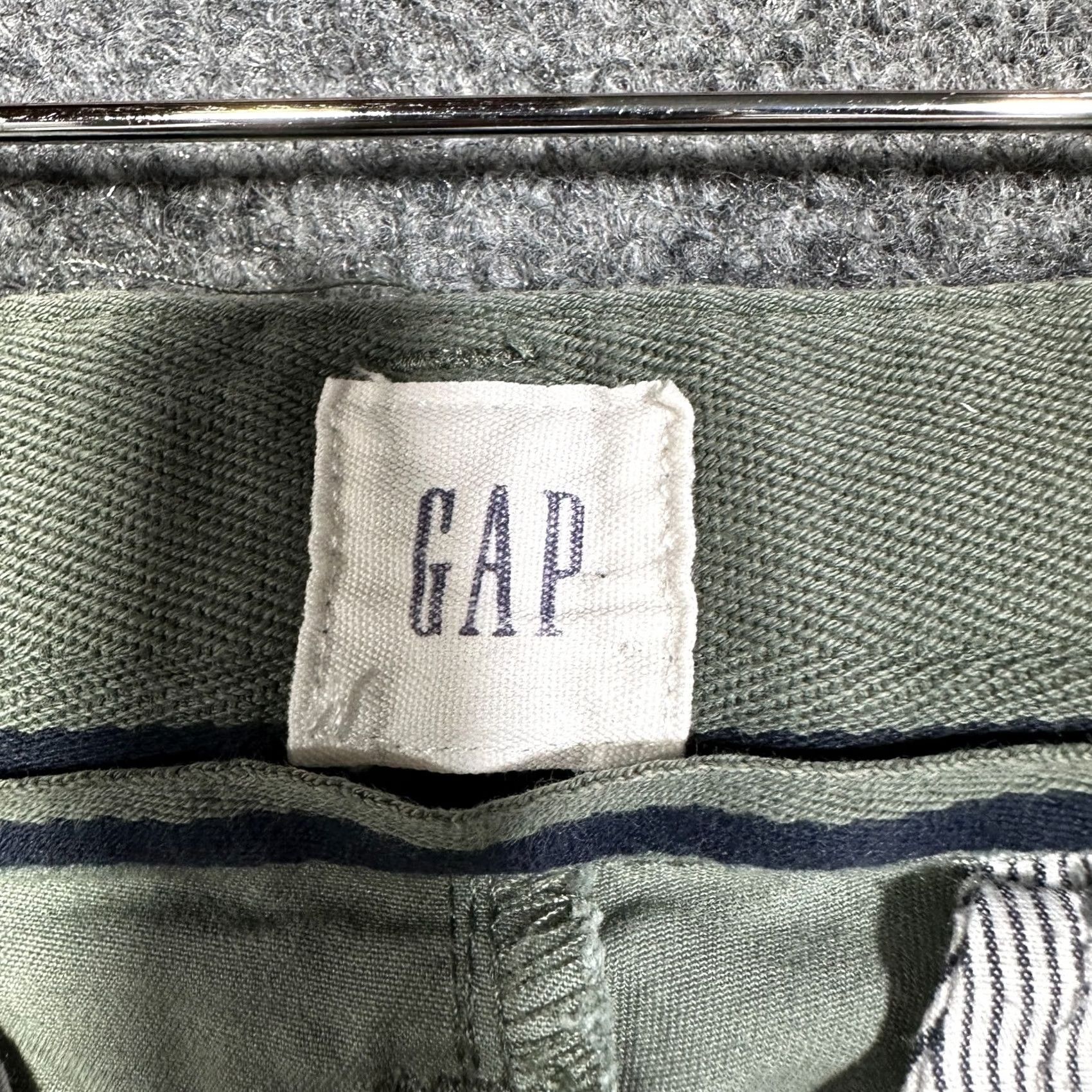 Gap Gap Pants Womens Size 2 Girlfriend Chino Green Camouflage Cotton Stretch Straight Leg Size 26" / US 2 / IT 38 - 4 Thumbnail